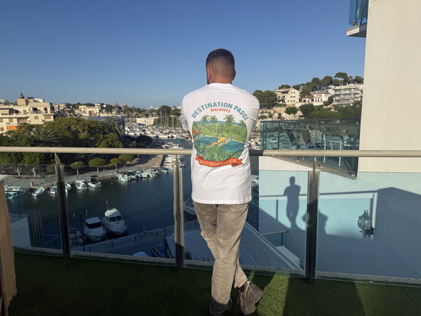 Destination Padel Maldives White T-Shirt