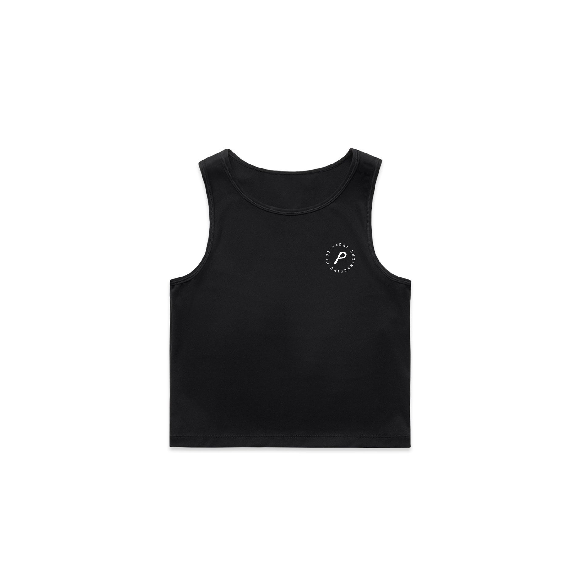 Core Black Active Cropped Vest Women