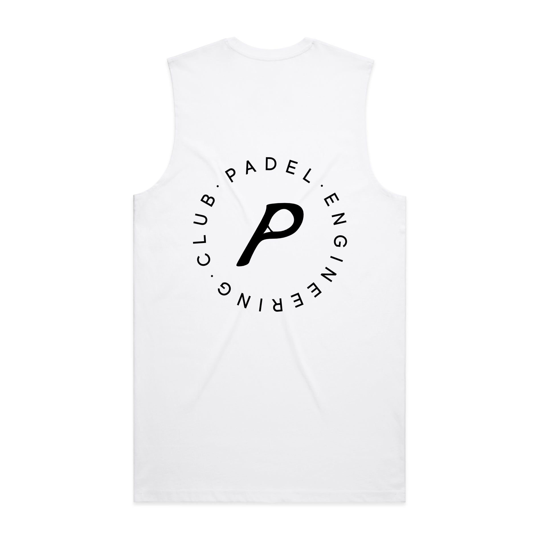 Core White Vest Men