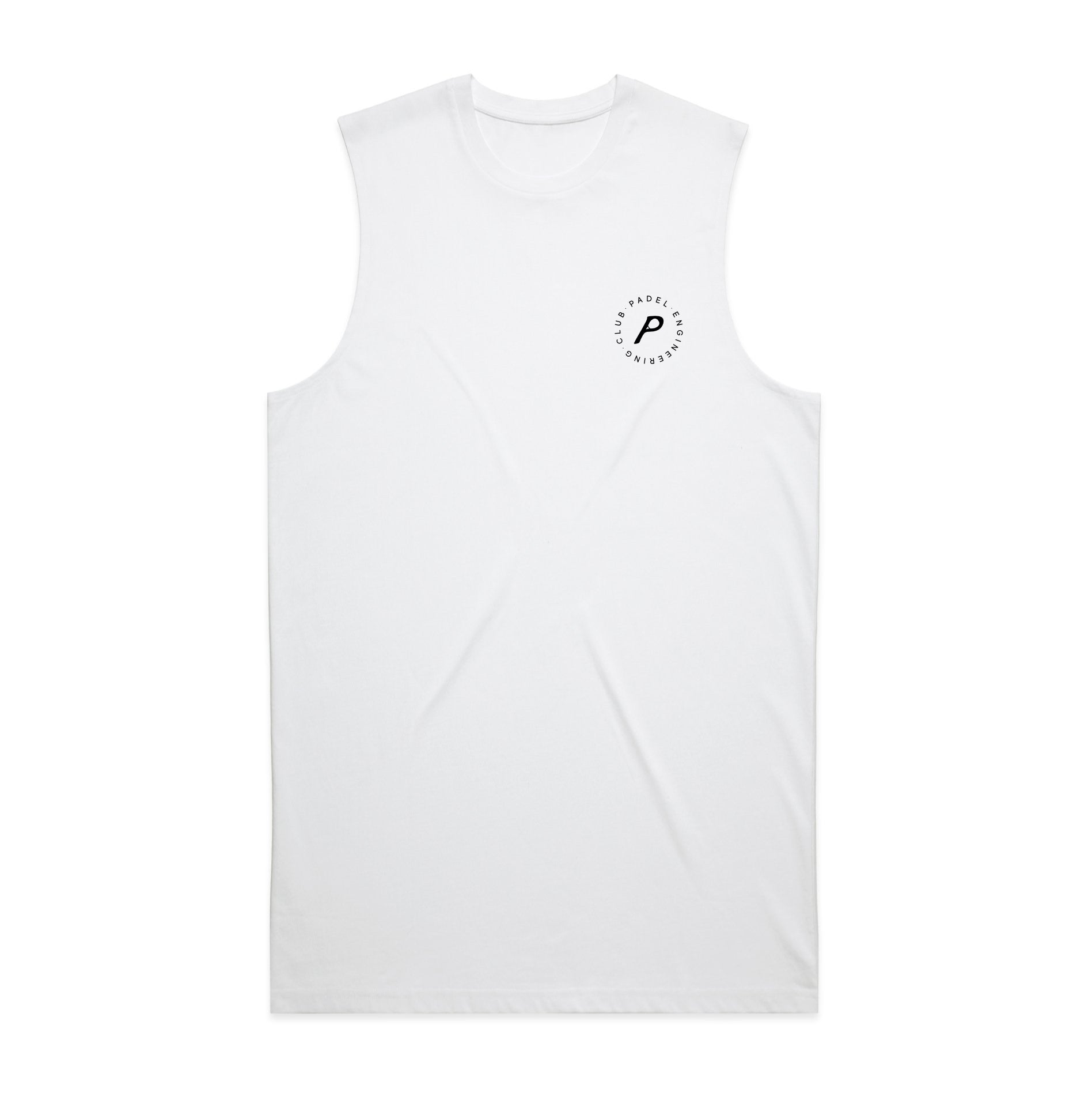 Core White Vest Men