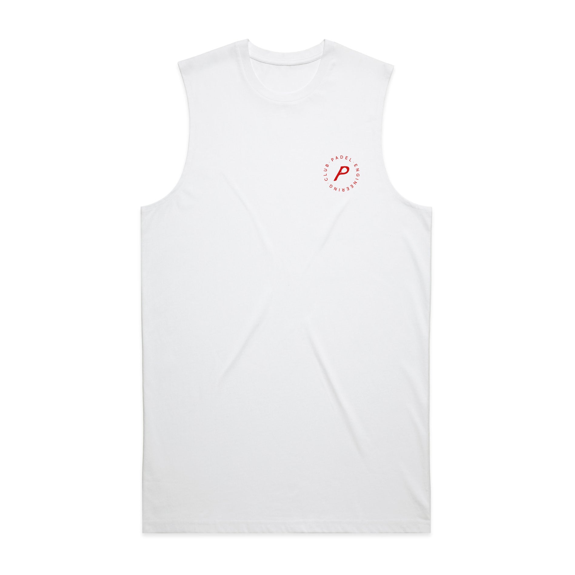 Core White Vest Men