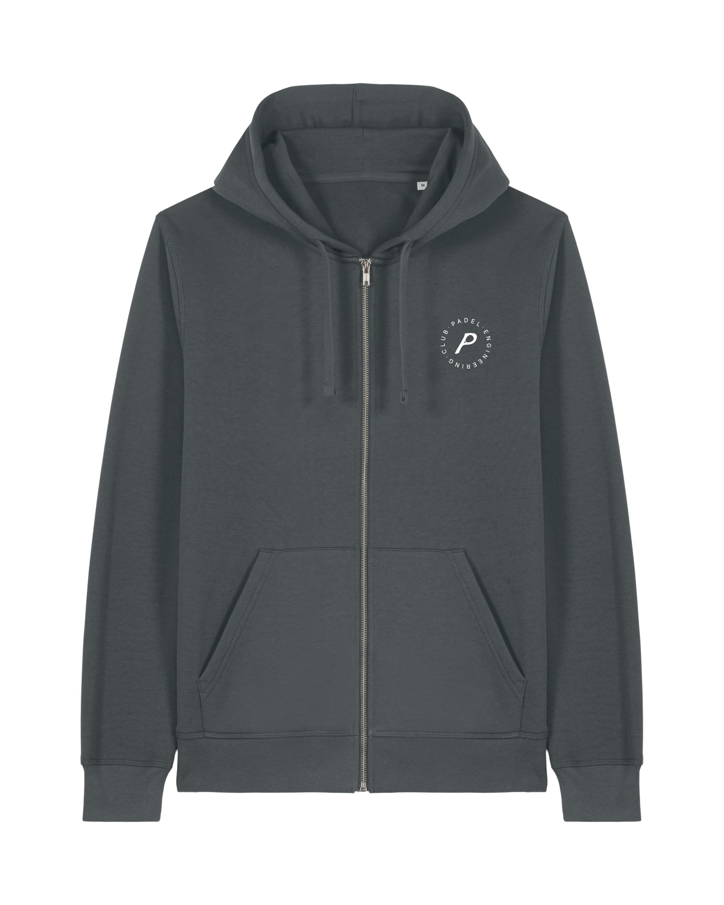 Core Anthracite Zipped Hoodie