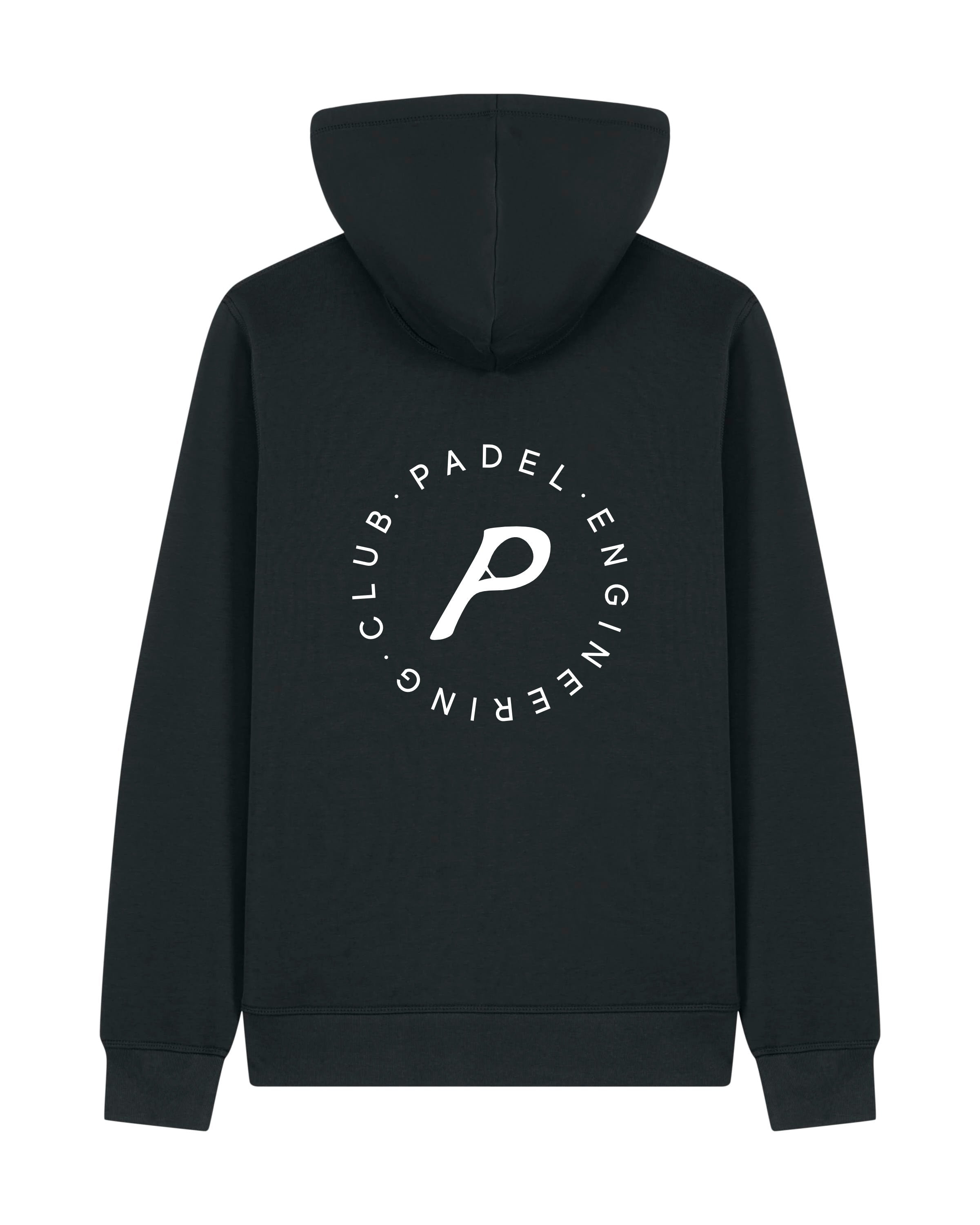 Core Black Zipped Hoodie