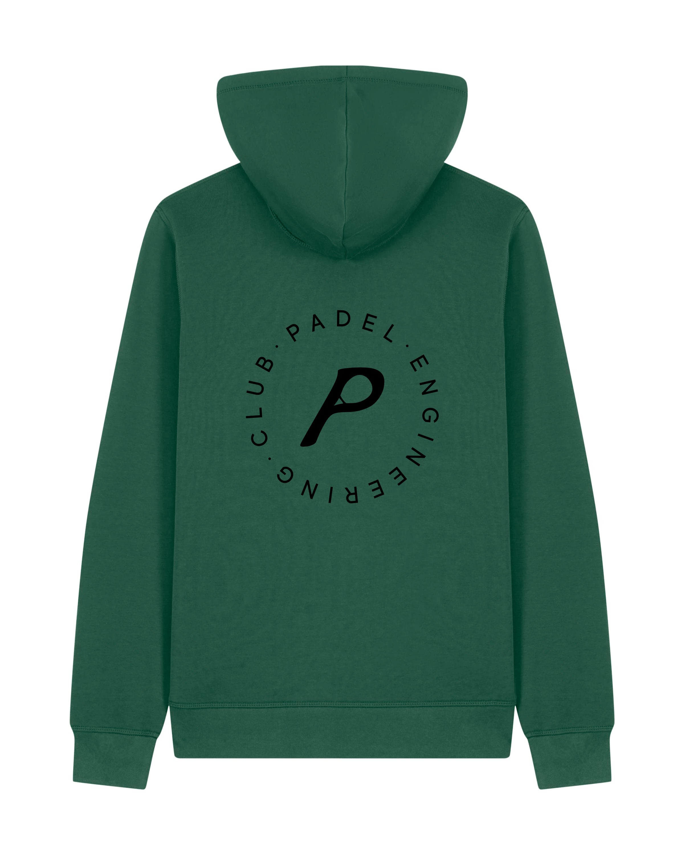 Core Bottle Green Zipped Hoodie