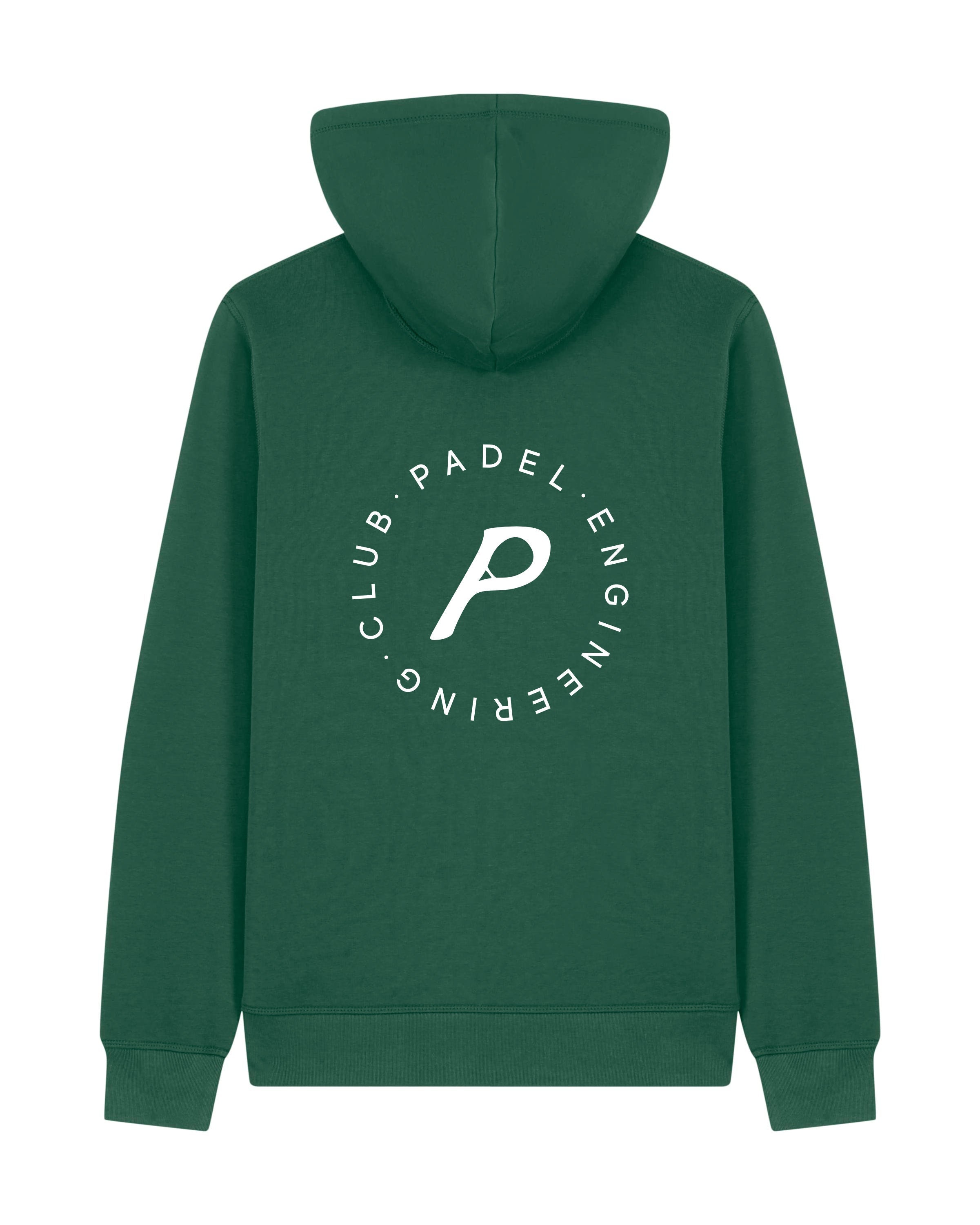 Core Bottle Green Zipped Hoodie