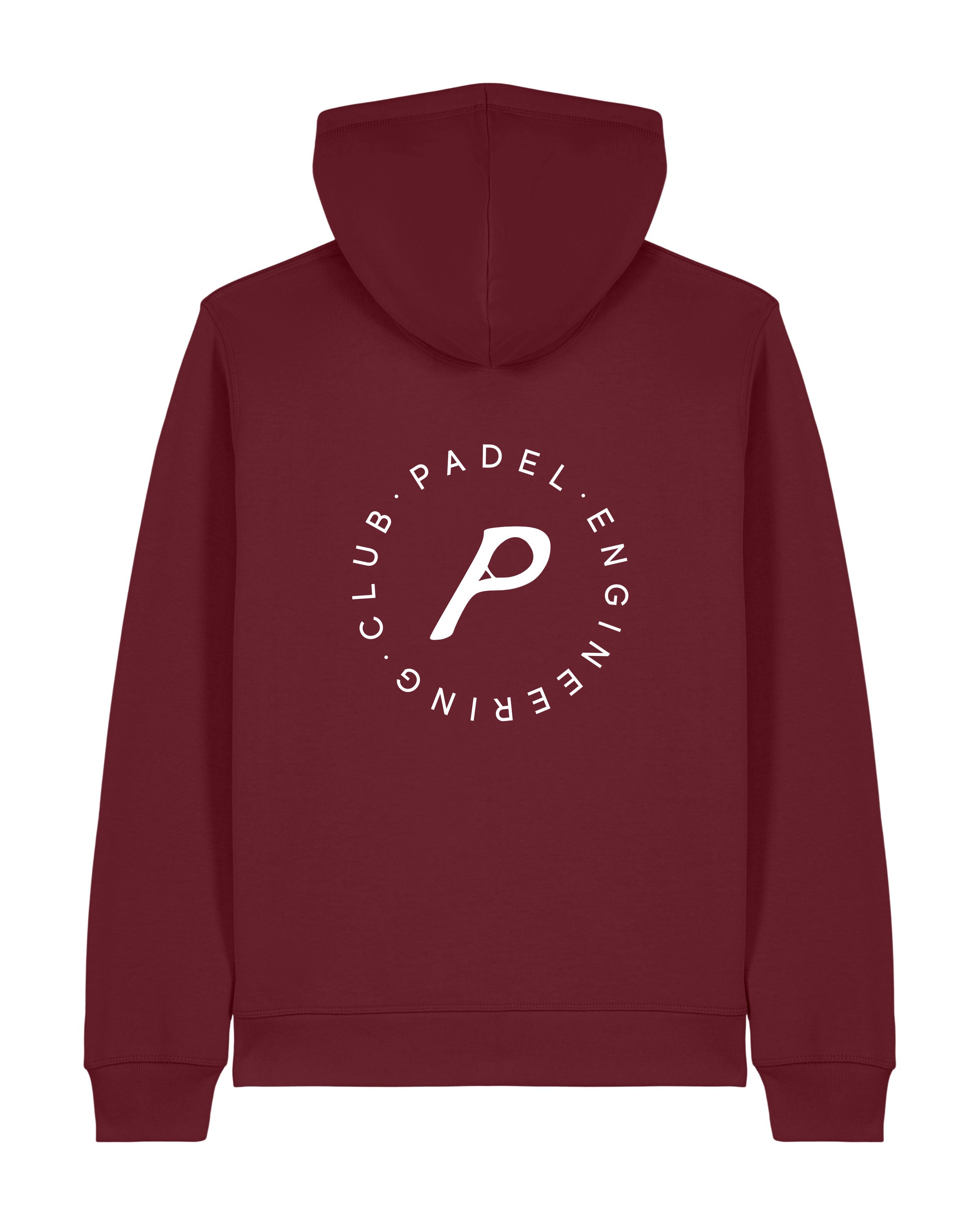 Core Burgundy Zipped Hoodie