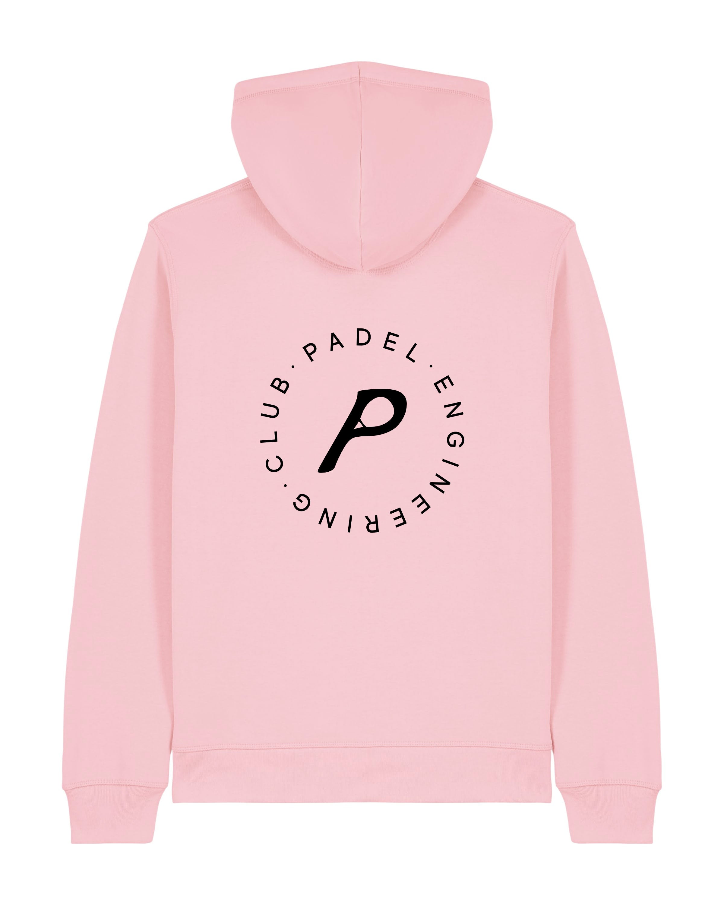 Core Cotton Pink Zipped Hoodie