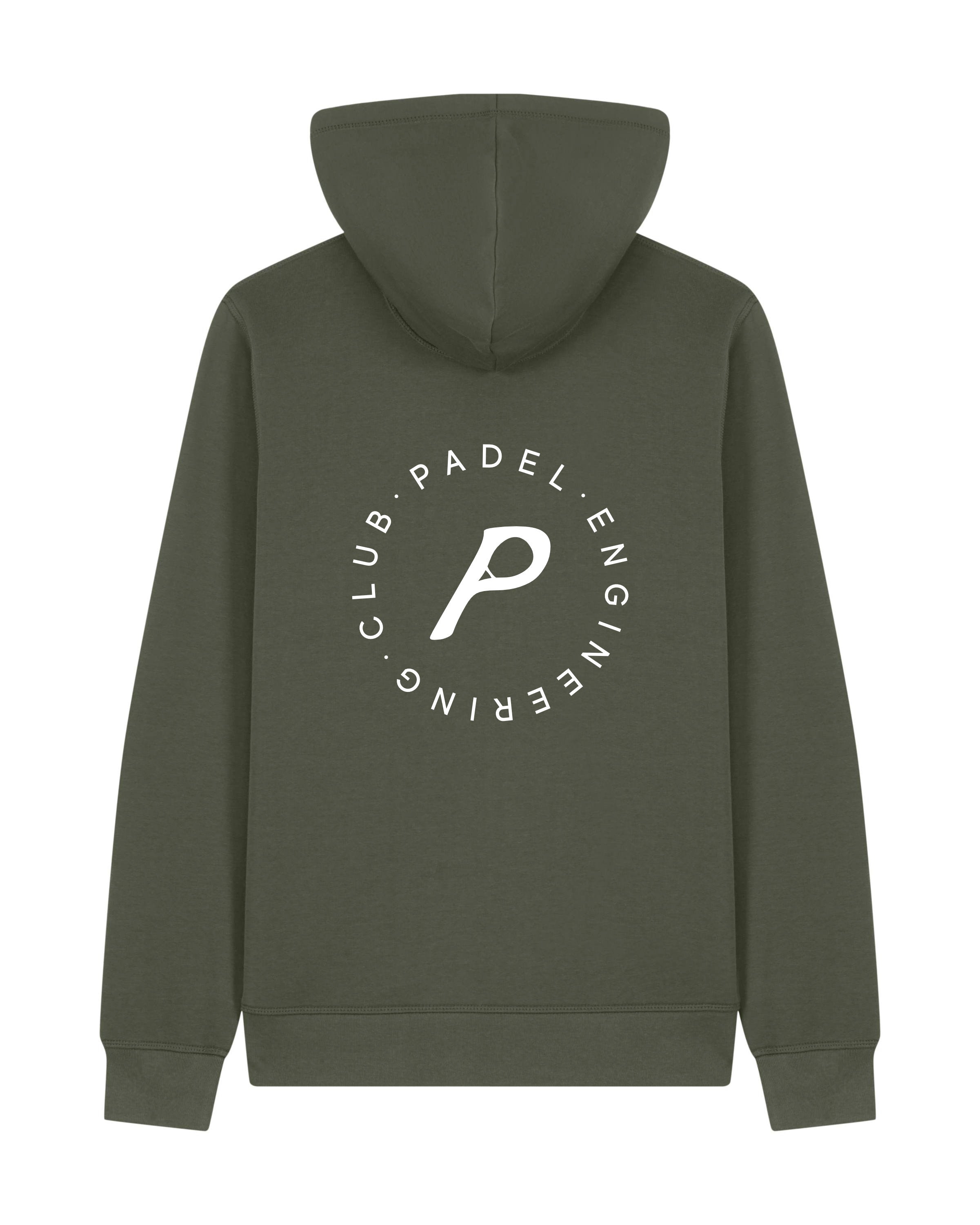 Core Khaki Zipped Hoodie