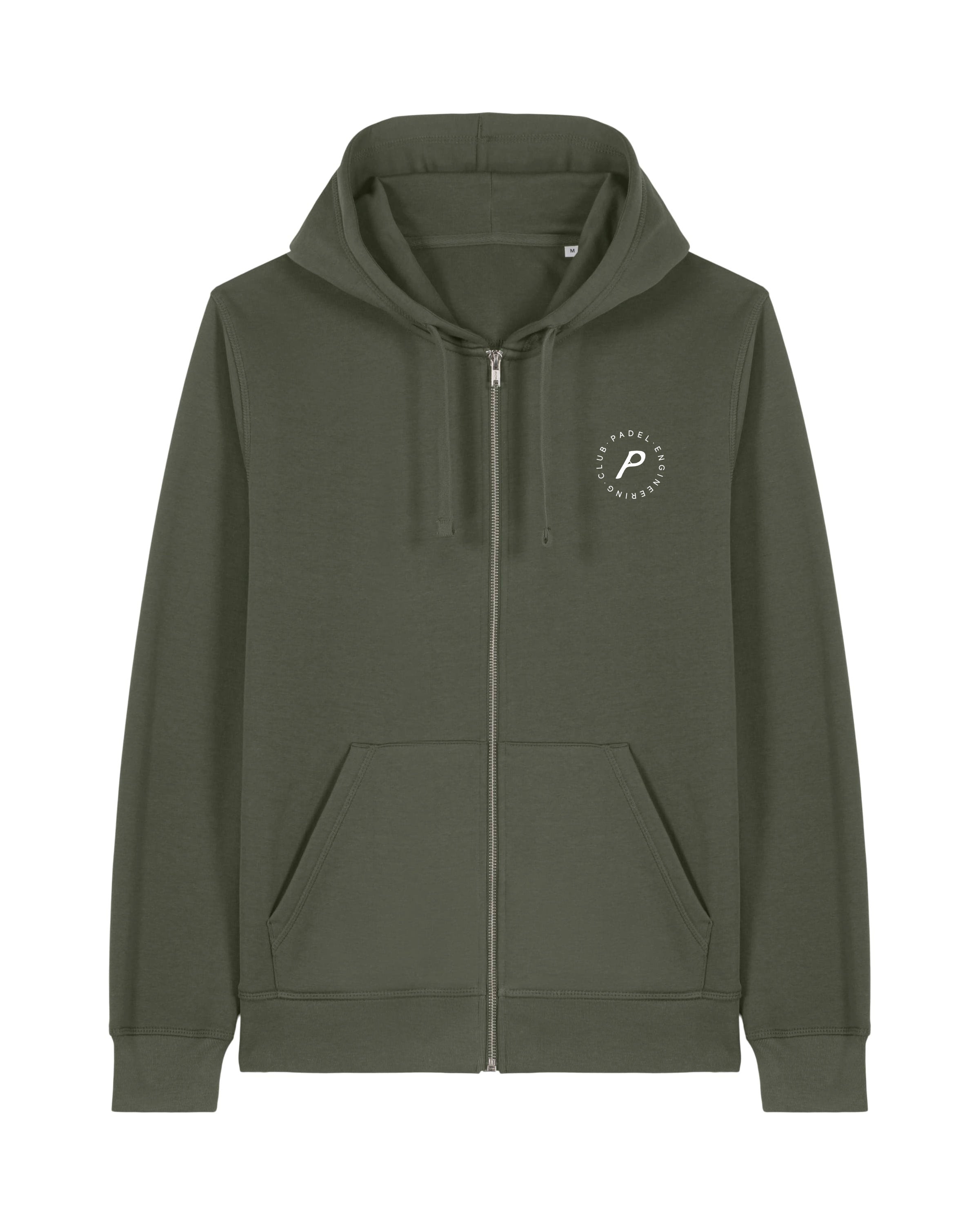 Core Khaki Zipped Hoodie