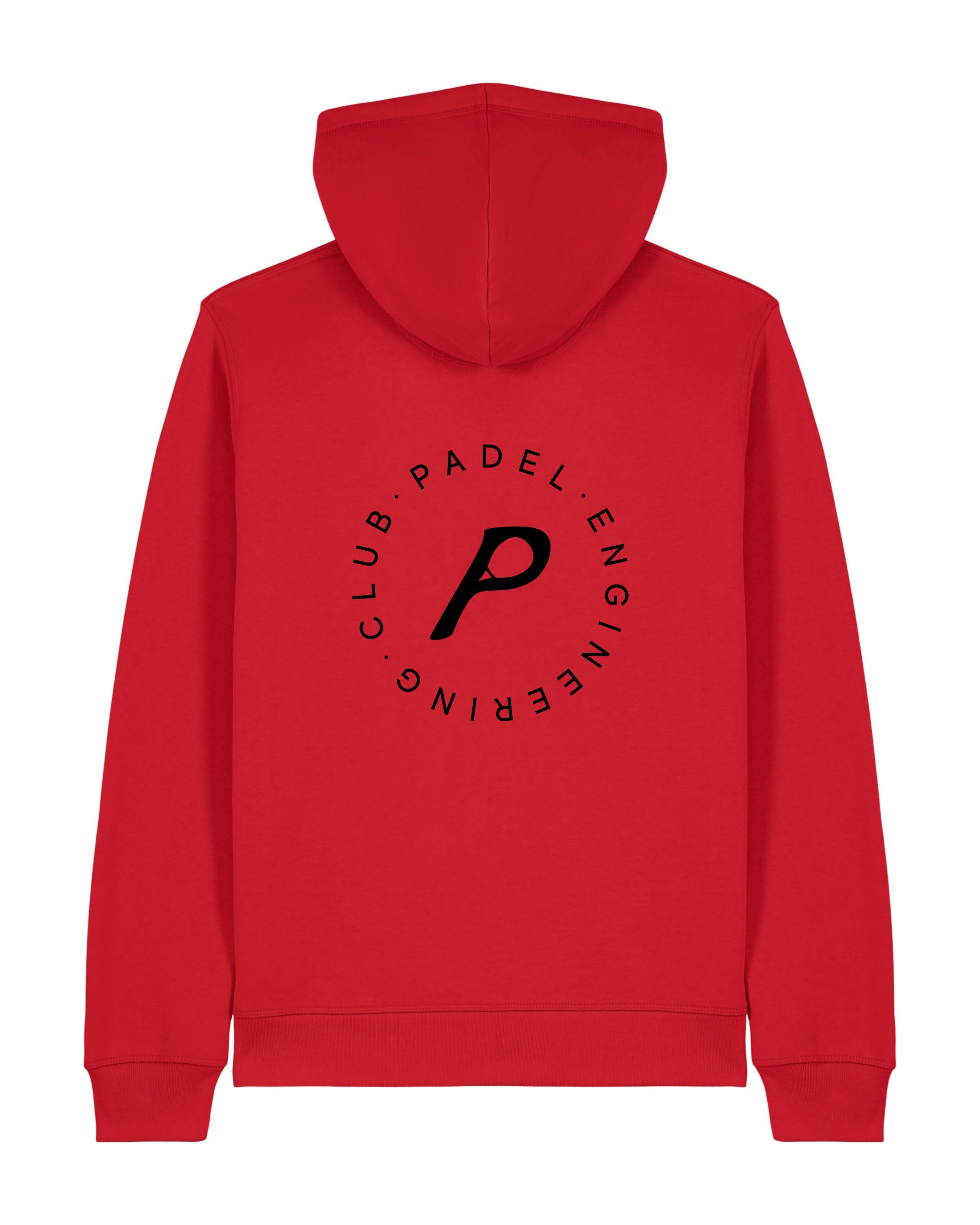 Core Red Zipped Hoodie