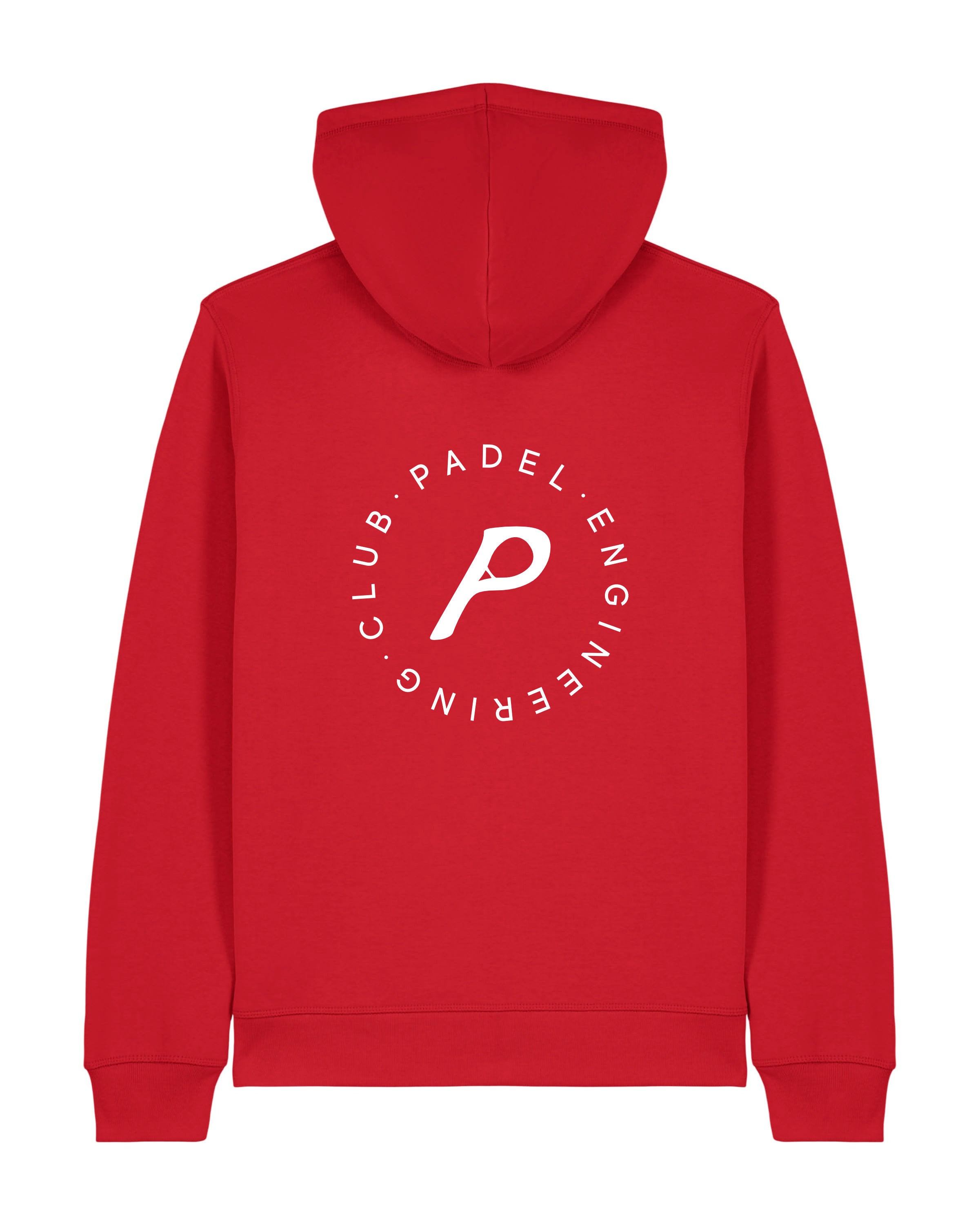 Core Red Zipped Hoodie