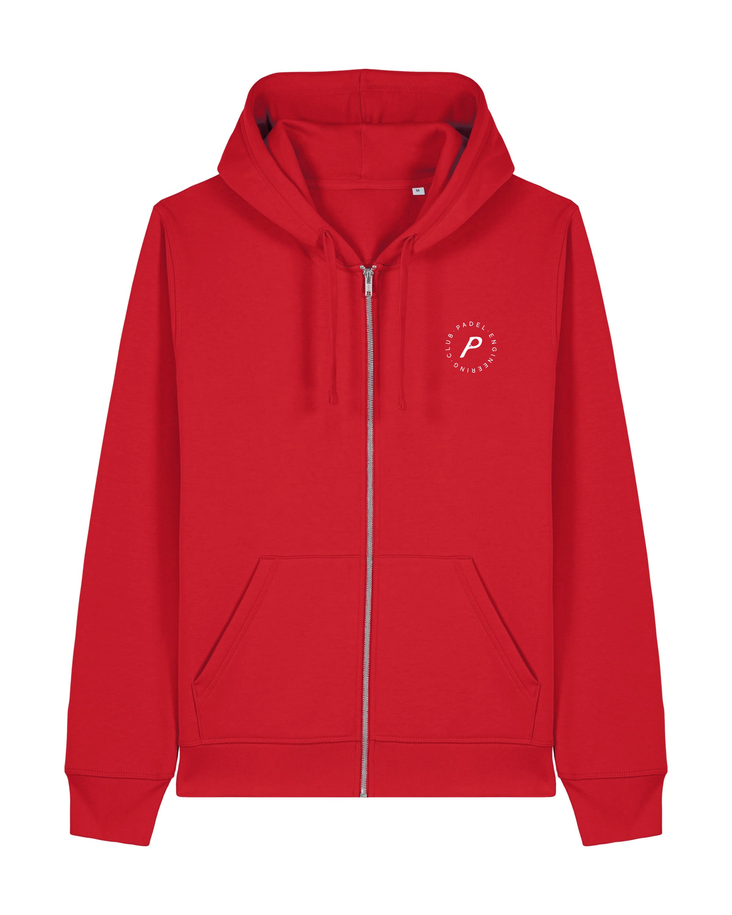 Core Red Zipped Hoodie