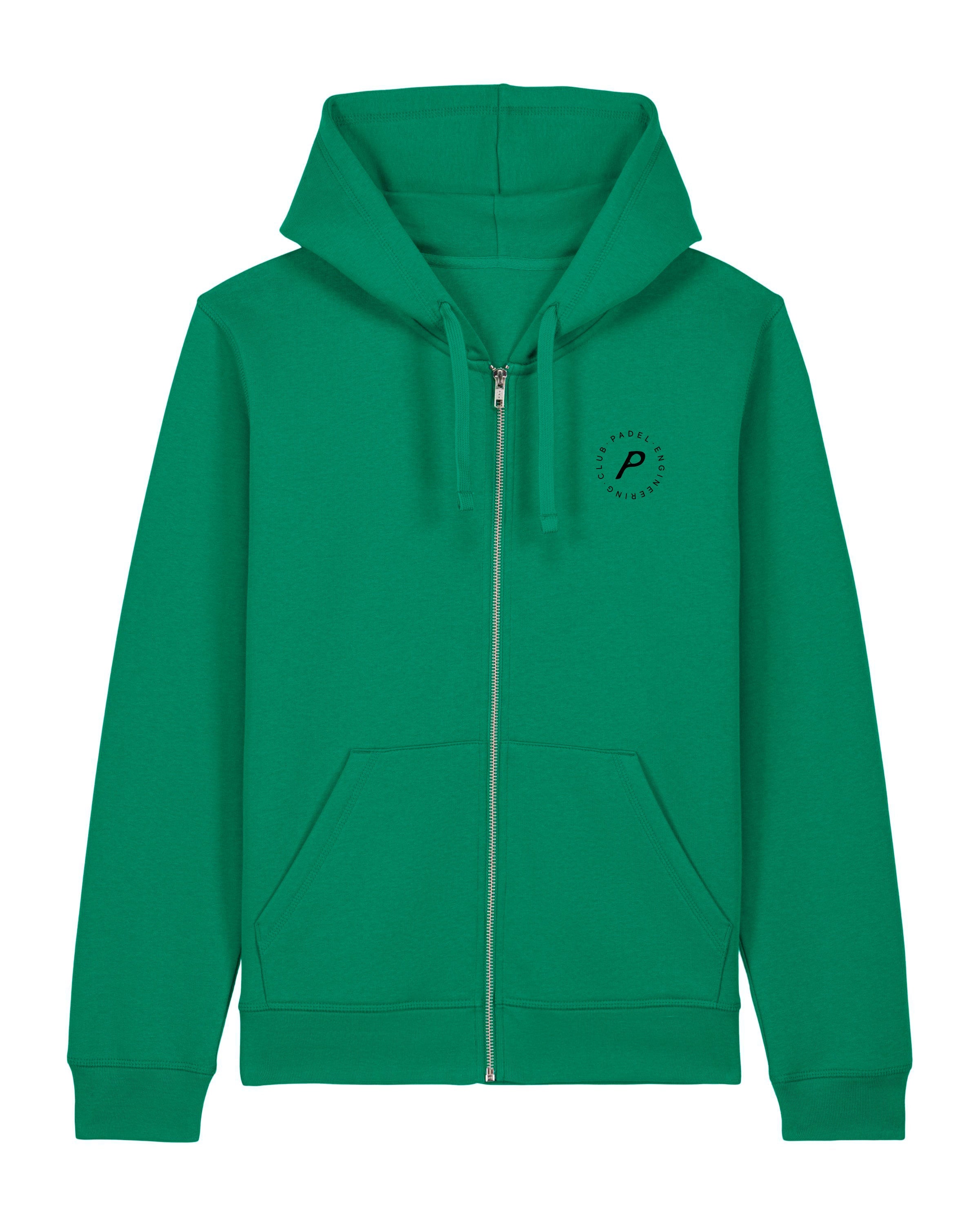 Core Verdant Green Zipped Hoodie