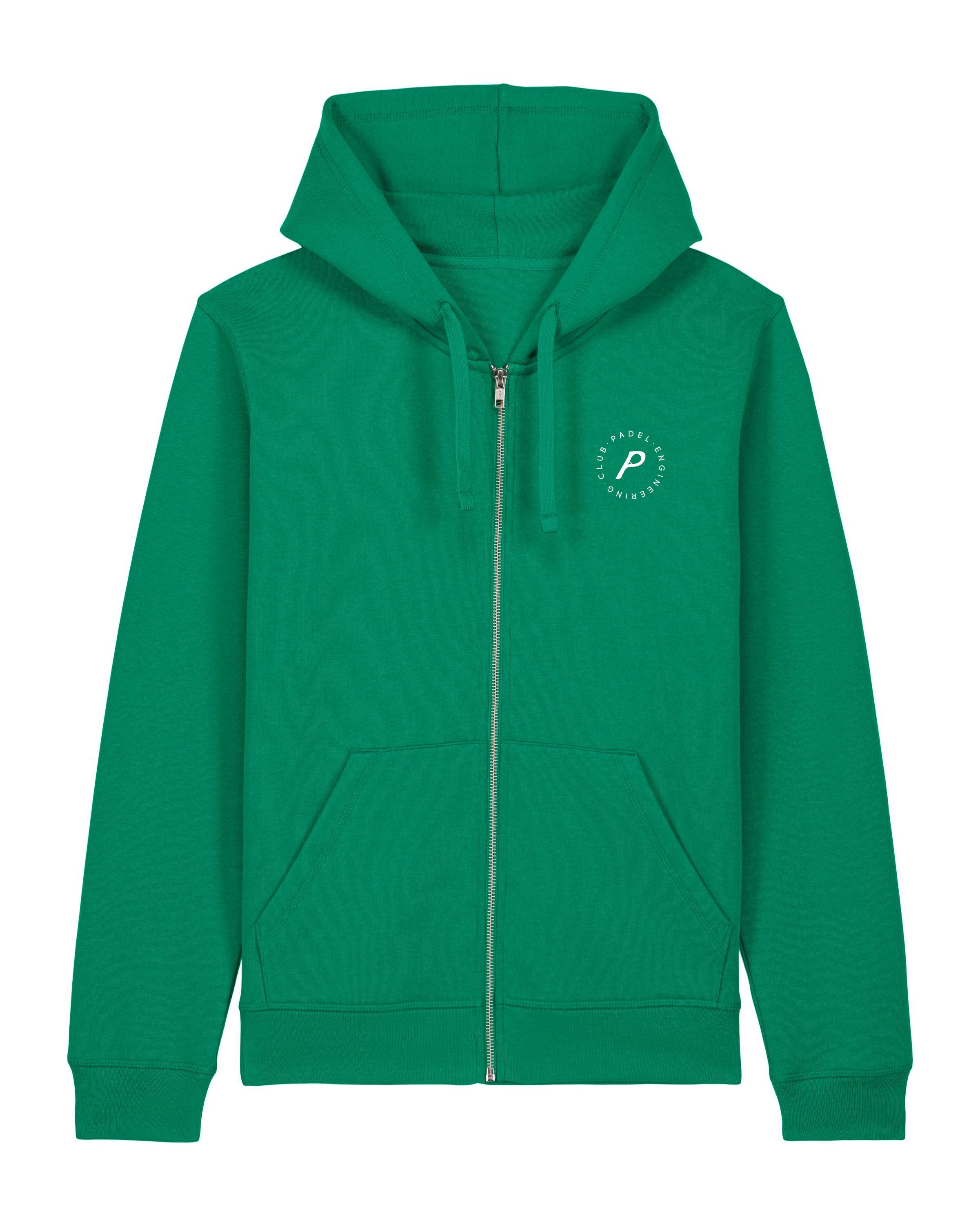 Core Verdant Green Zipped Hoodie