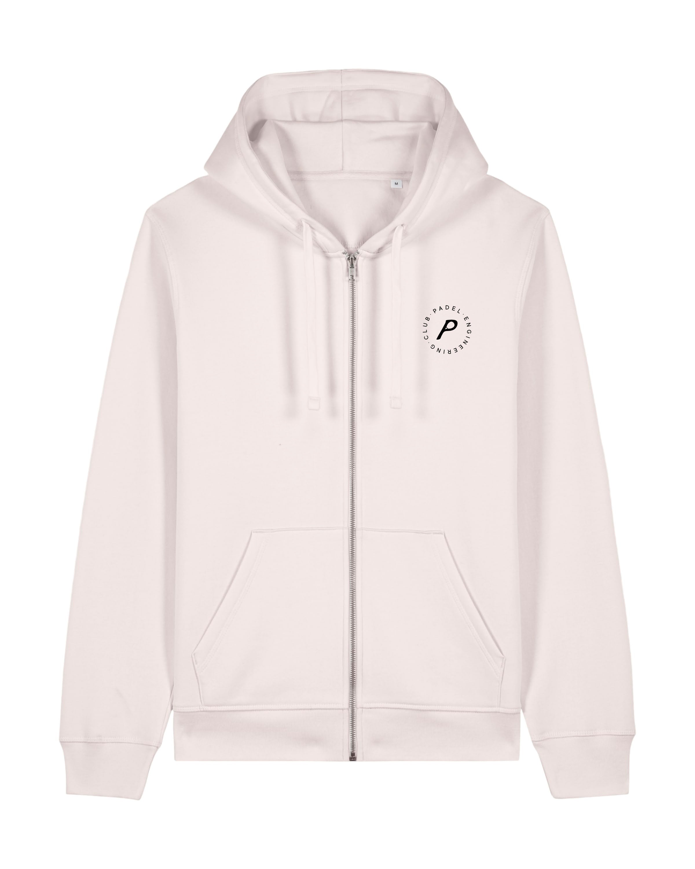 Core Vintage White Zipped Hoodie