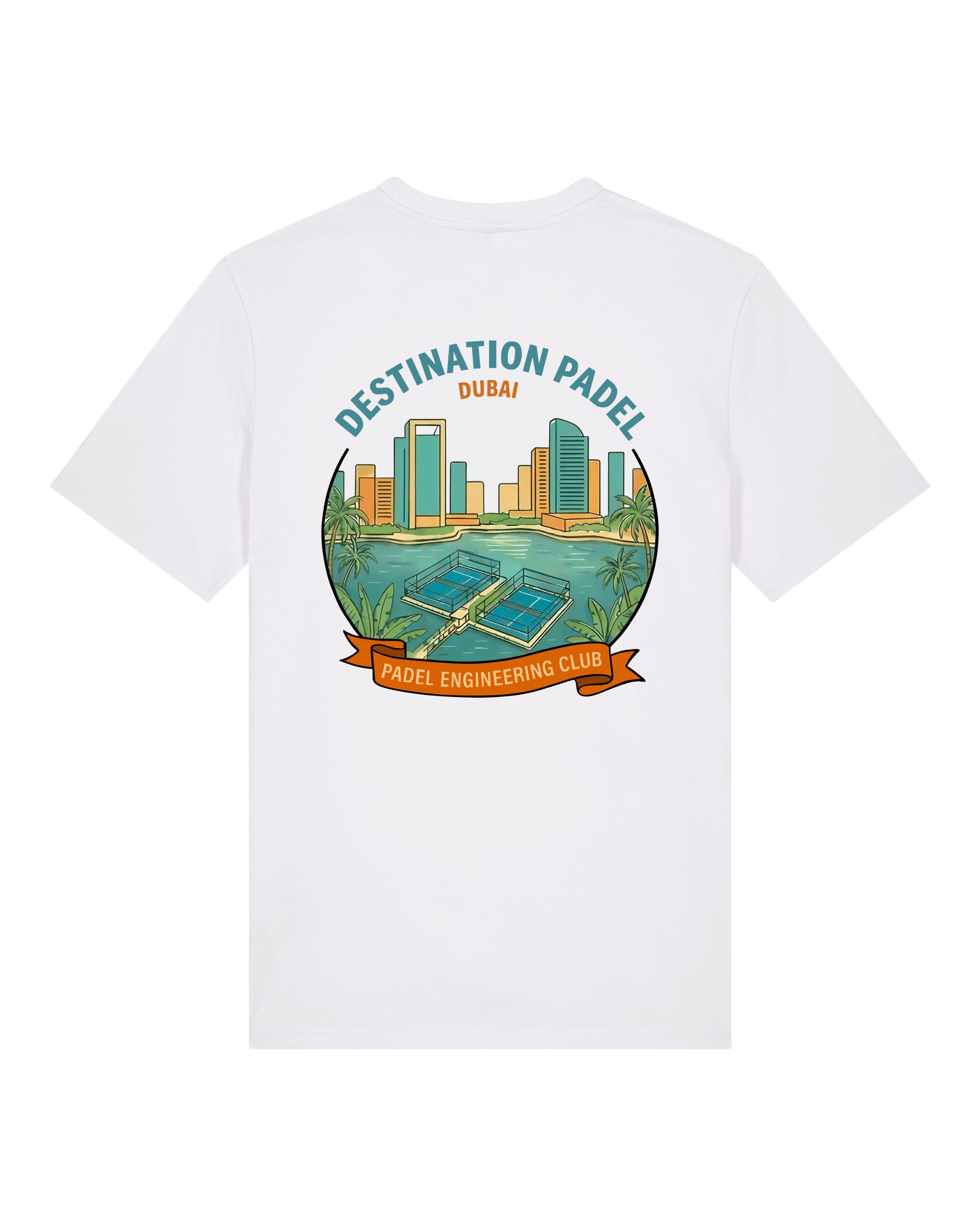 Destination Padel Dubai White T-Shirt