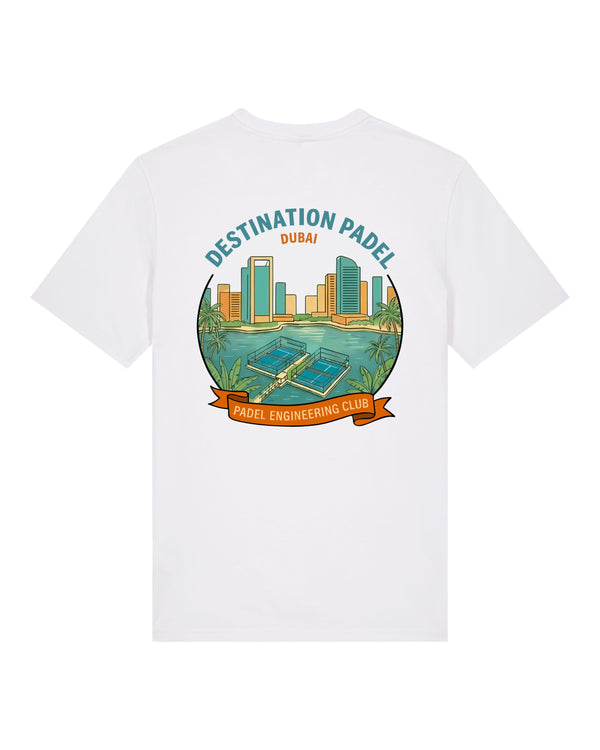 Destination Padel Dubai White T-Shirt