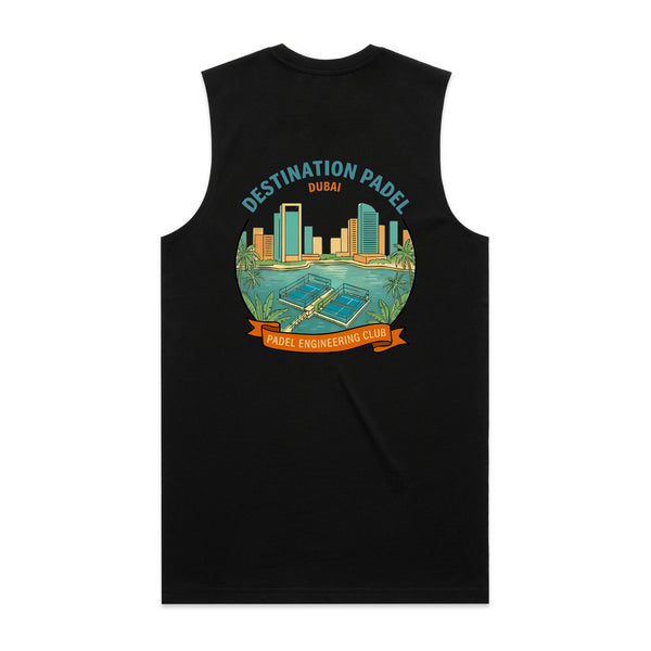 Destination Padel Dubai Black Vest Men