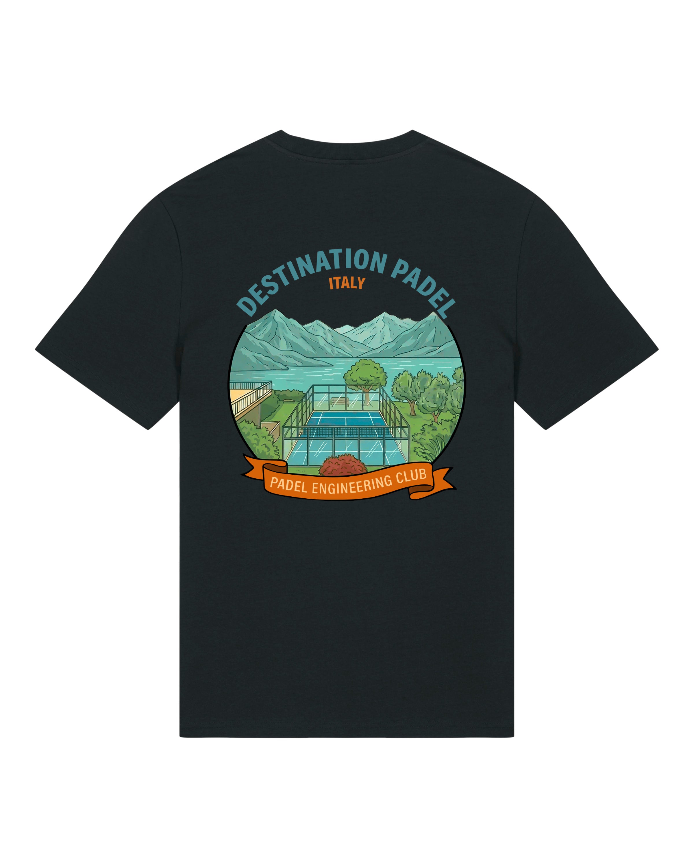 Destination Padel Italy Black T-Shirt