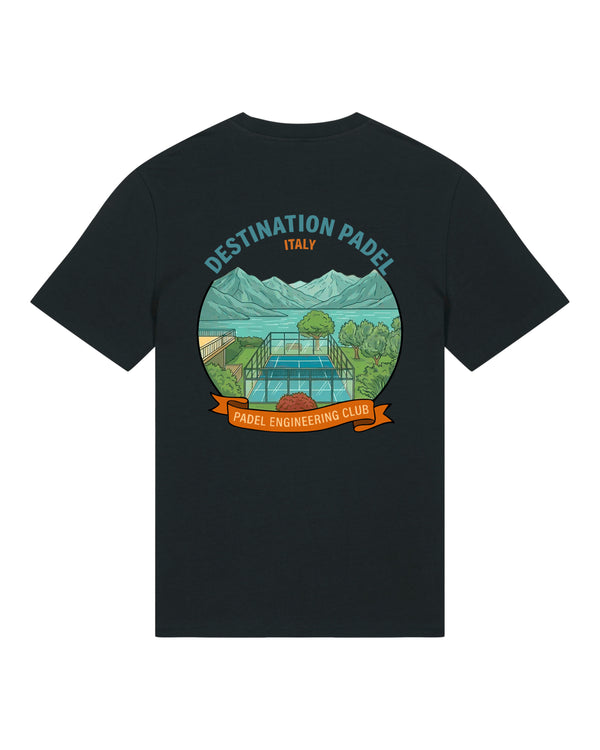 Destination Padel Italy Black T-Shirt