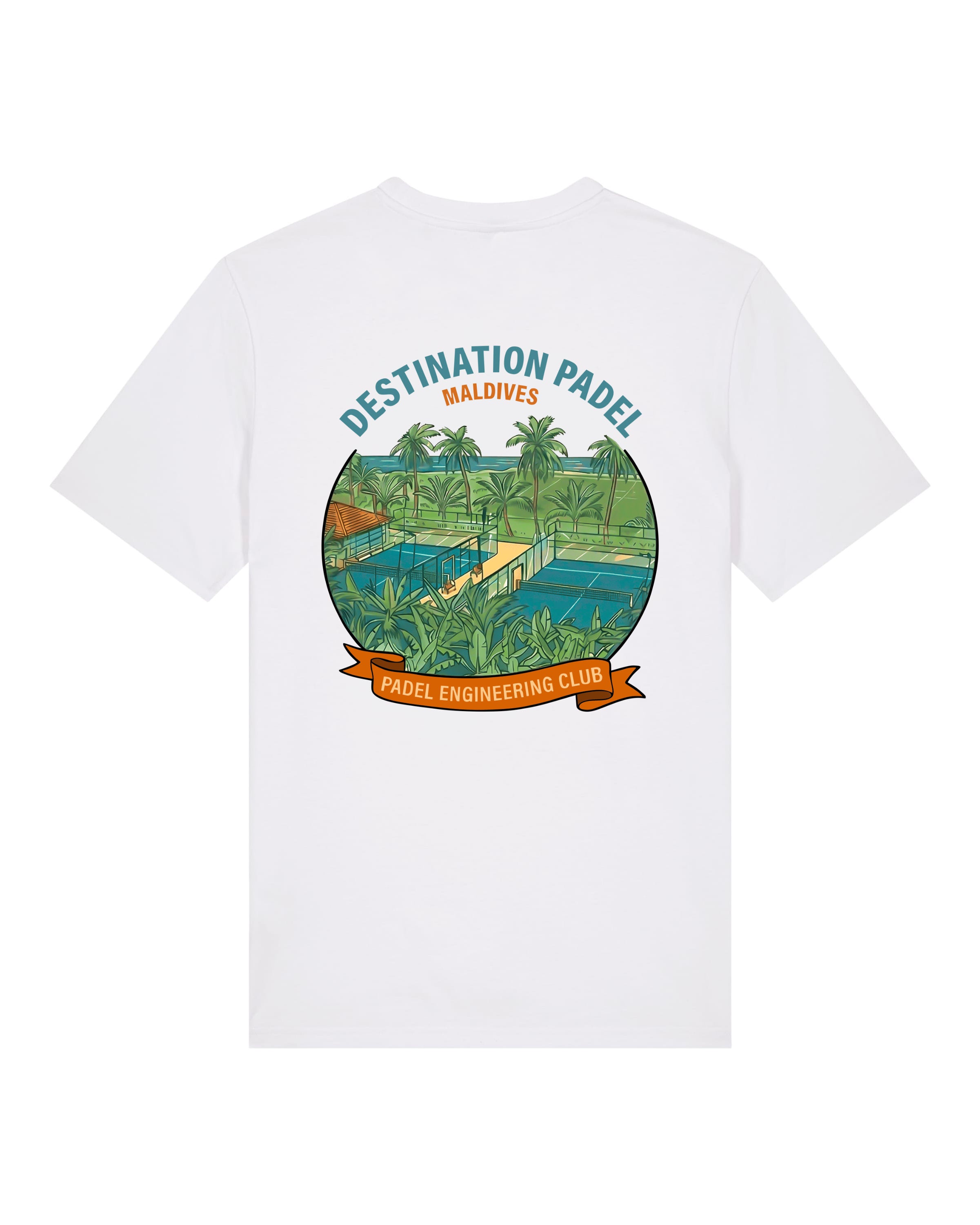Destination Padel Maldives White T-Shirt