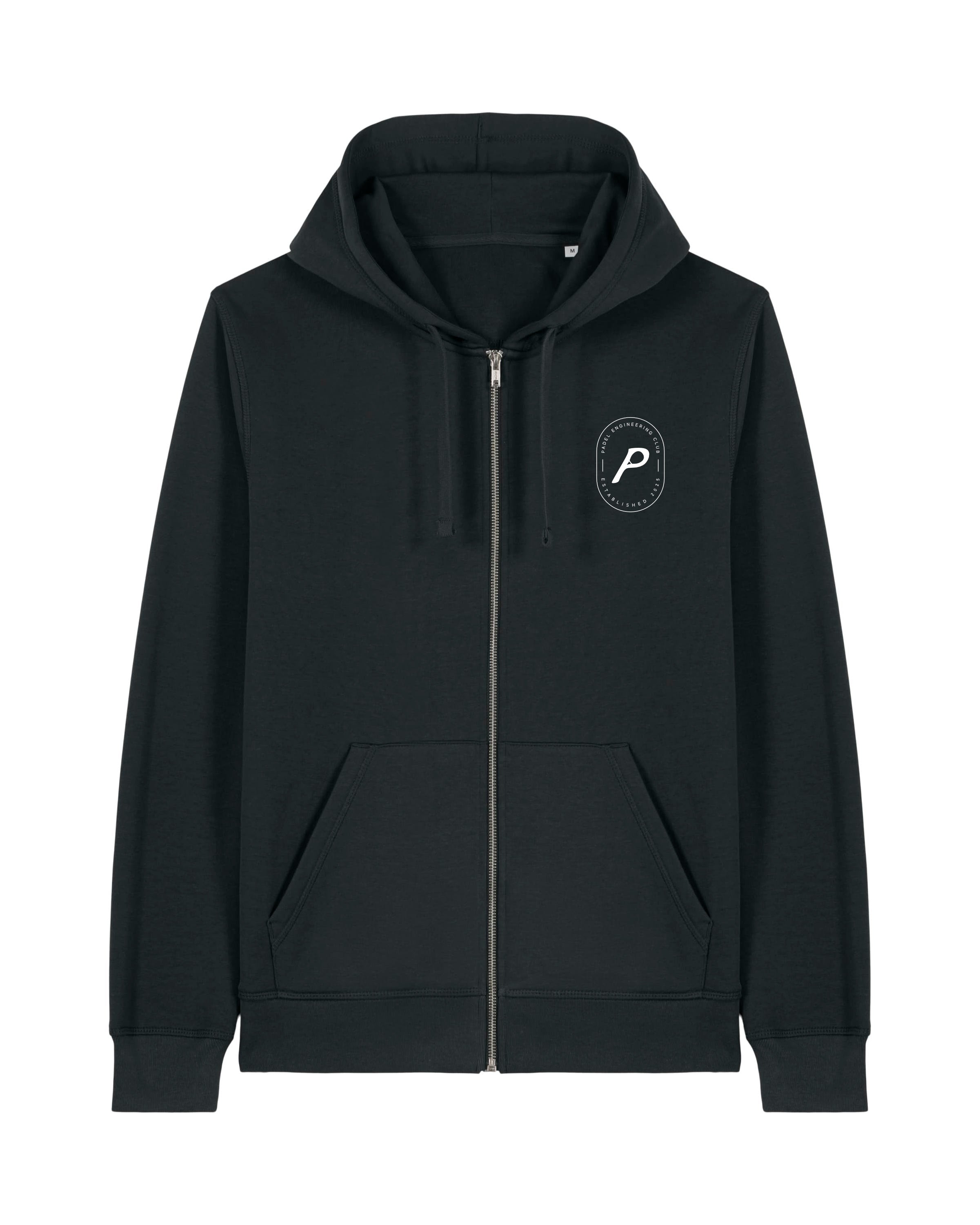 Heritage Black Zipped Hoodie