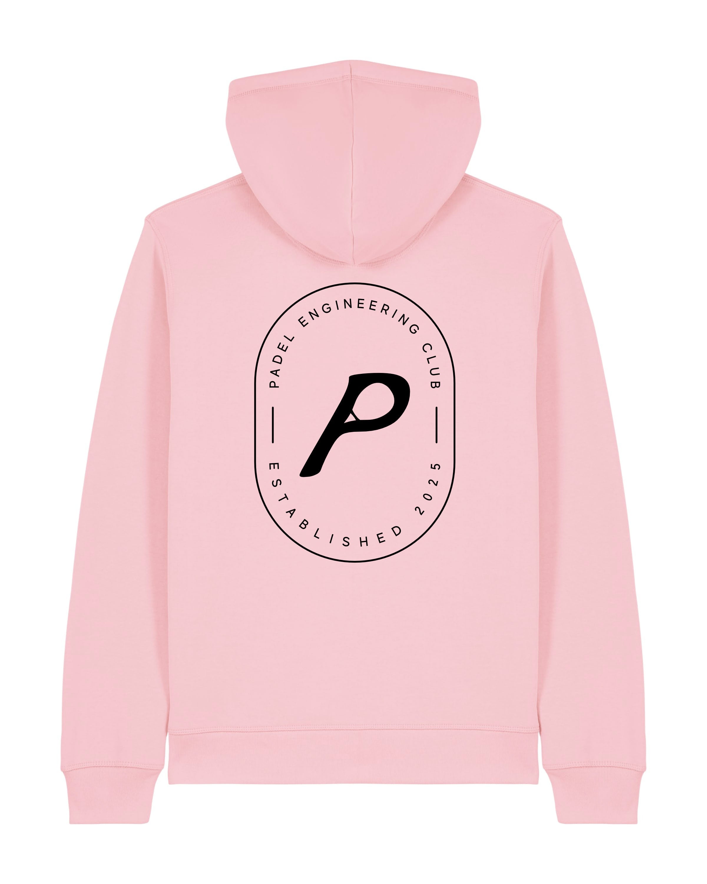 Heritage Cotton Pink Zipped Hoodie