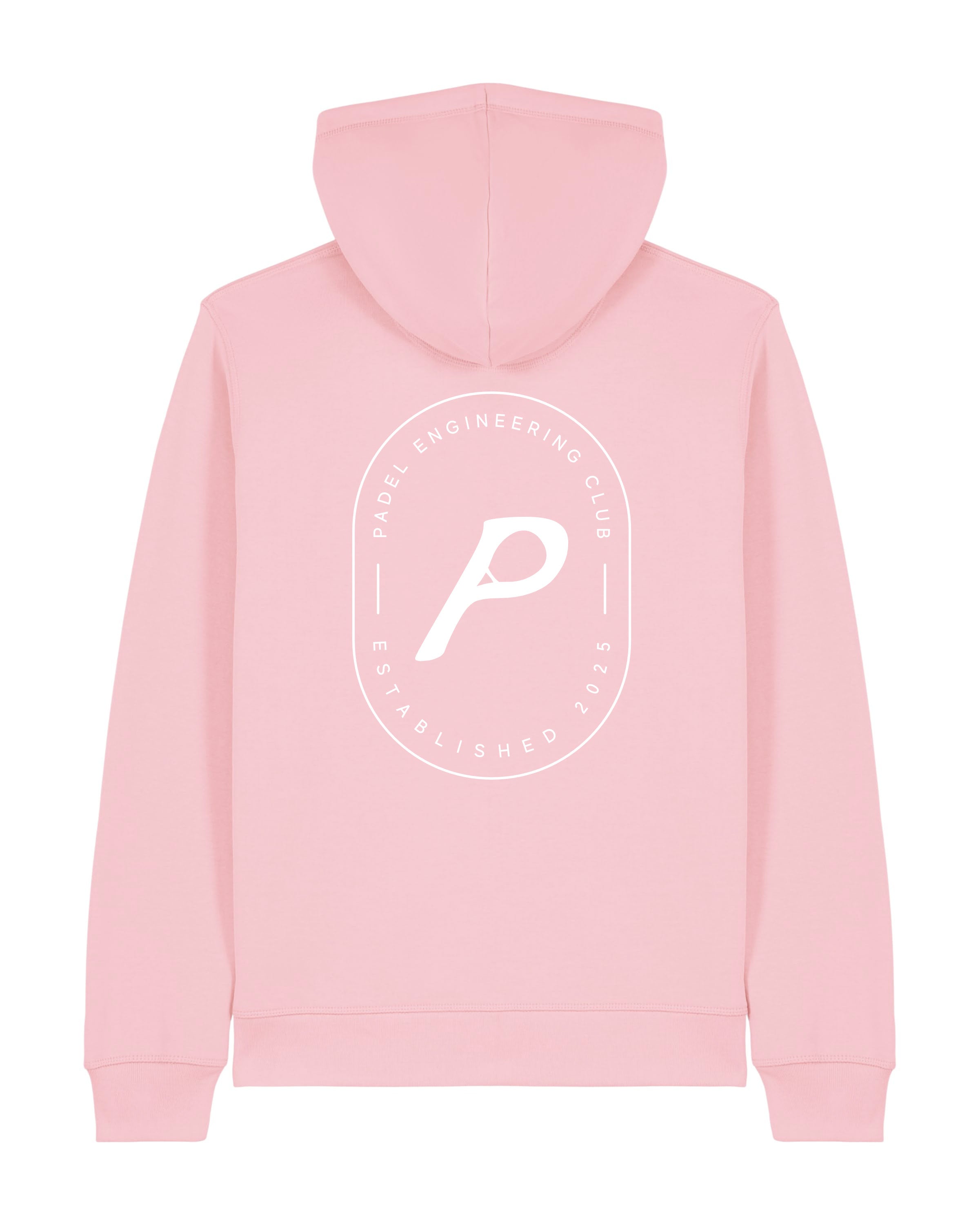 Heritage Cotton Pink Zipped Hoodie