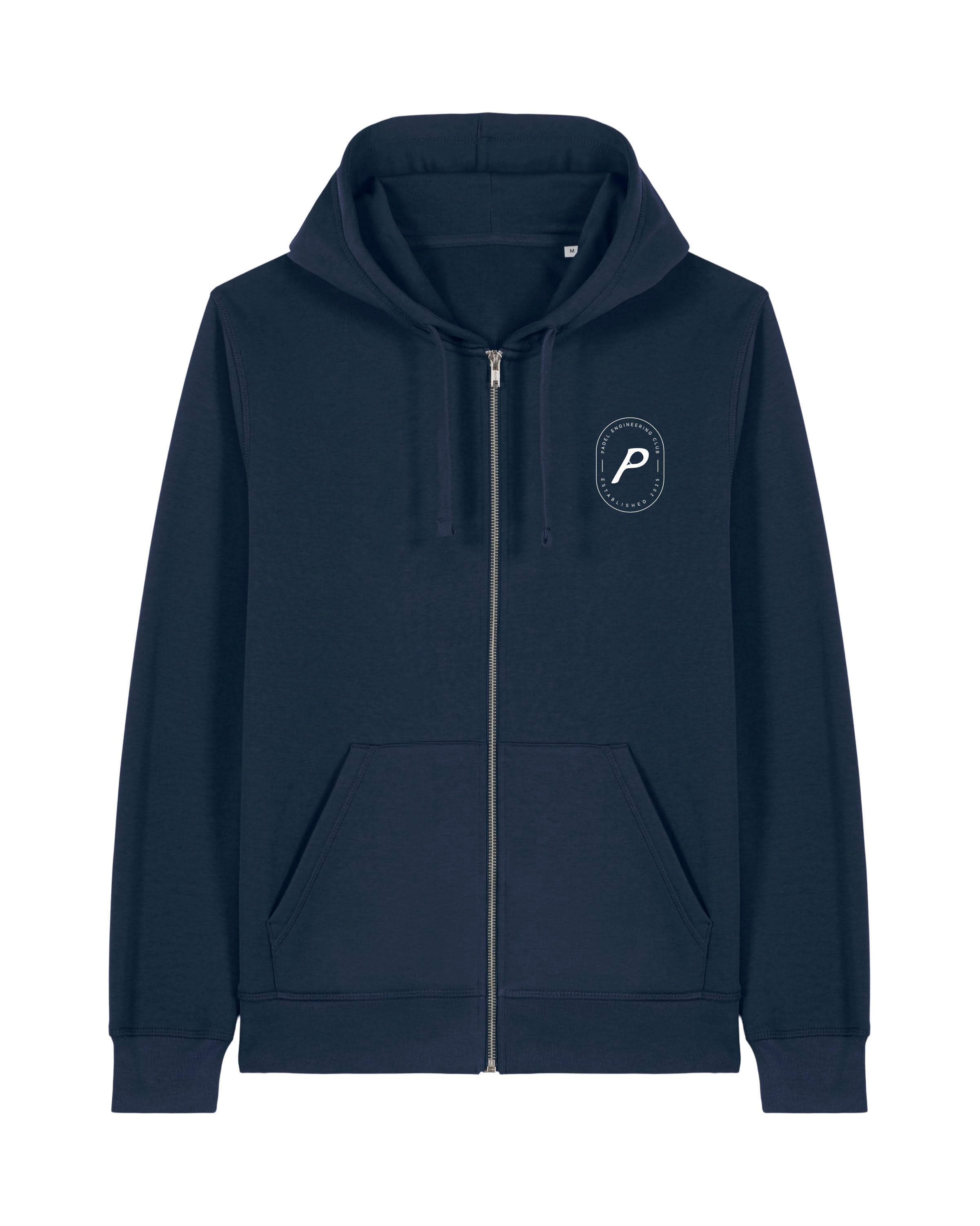 Heritage French Navy Zipped Hoodie
