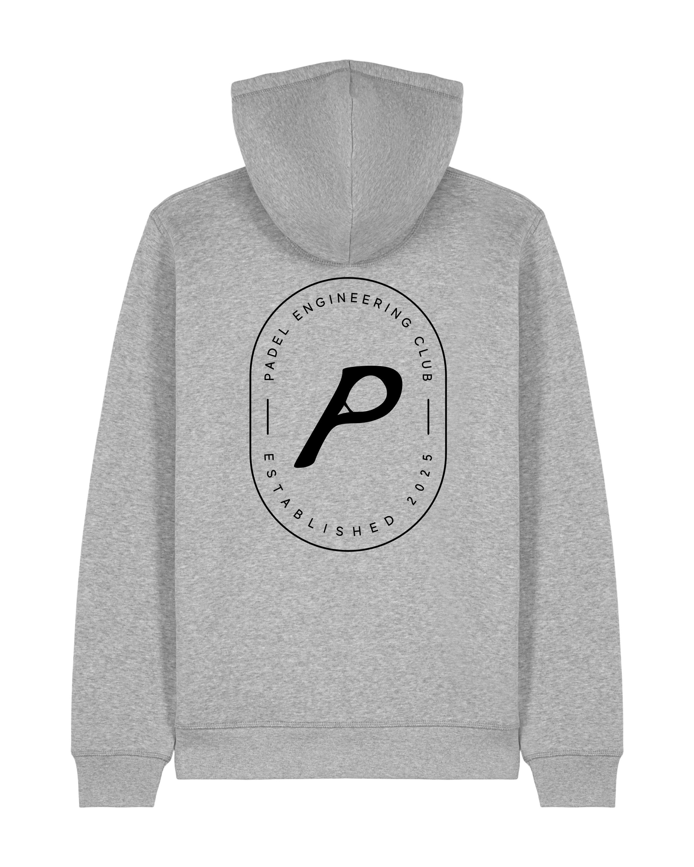 Heritage Heather Grey Zipped Hoodie