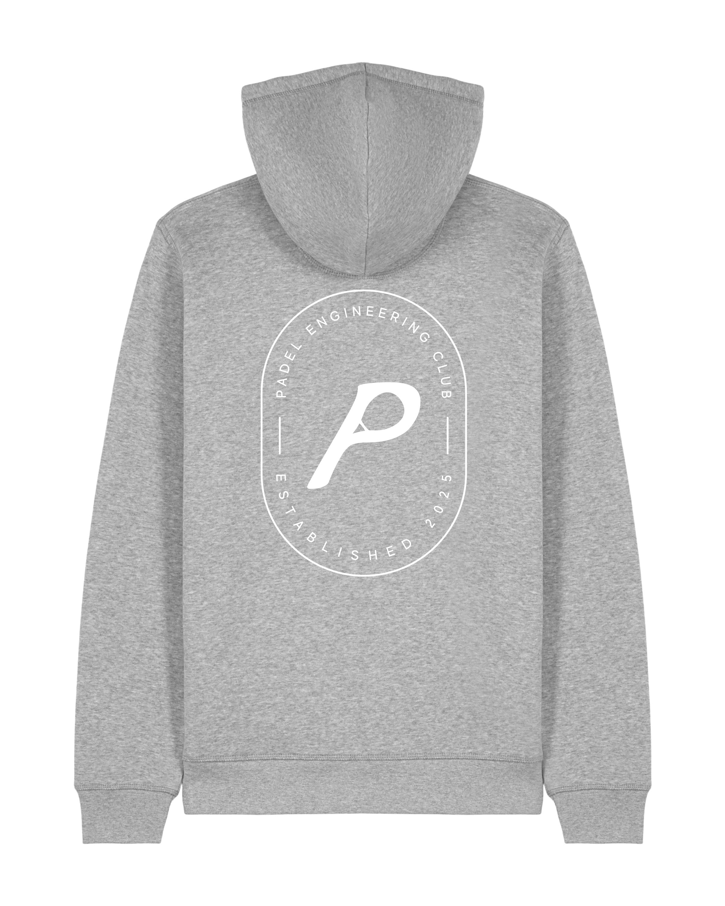 Heritage Heather Grey Zipped Hoodie