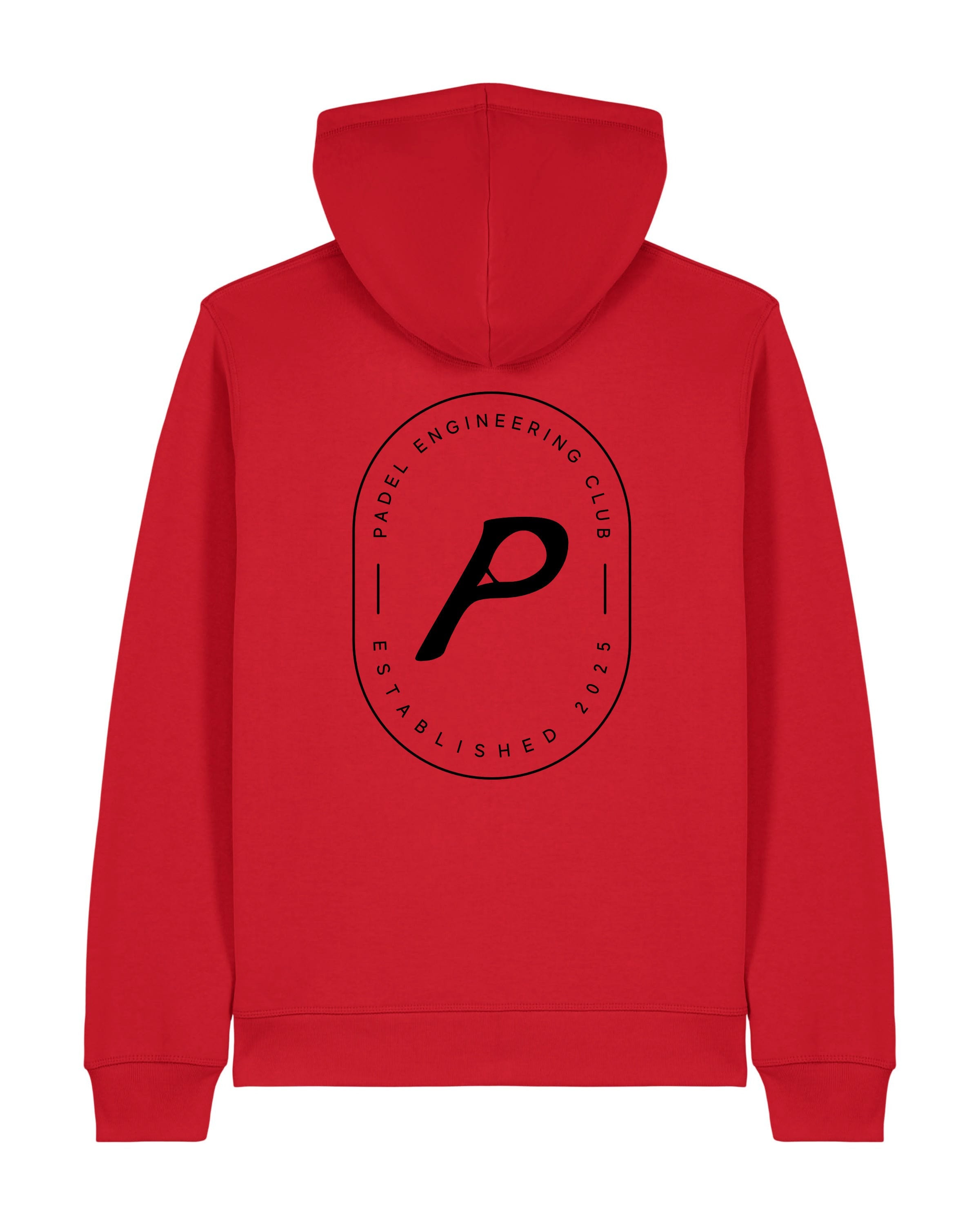 Heritage Red Zipped Hoodie