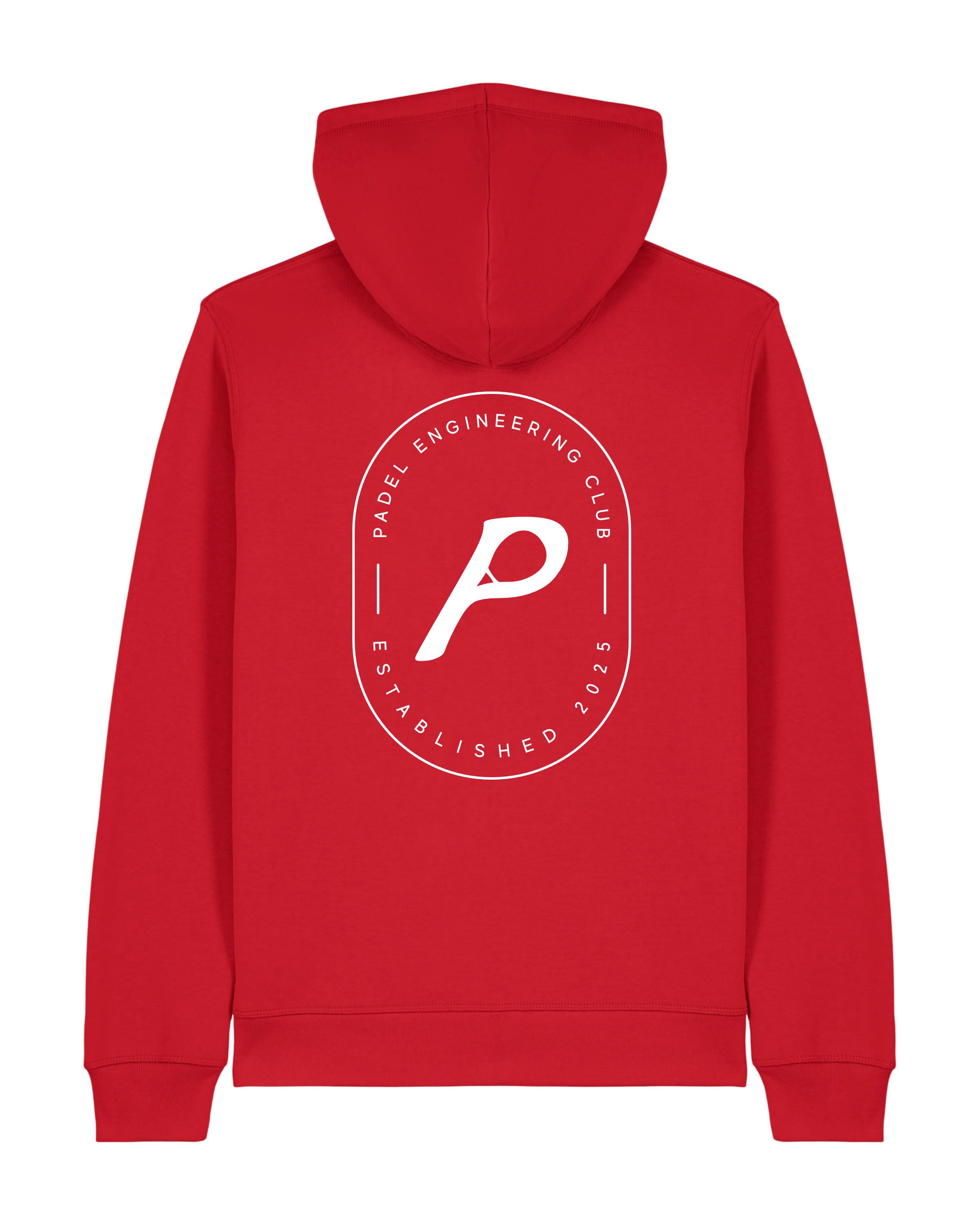 Heritage Red Zipped Hoodie
