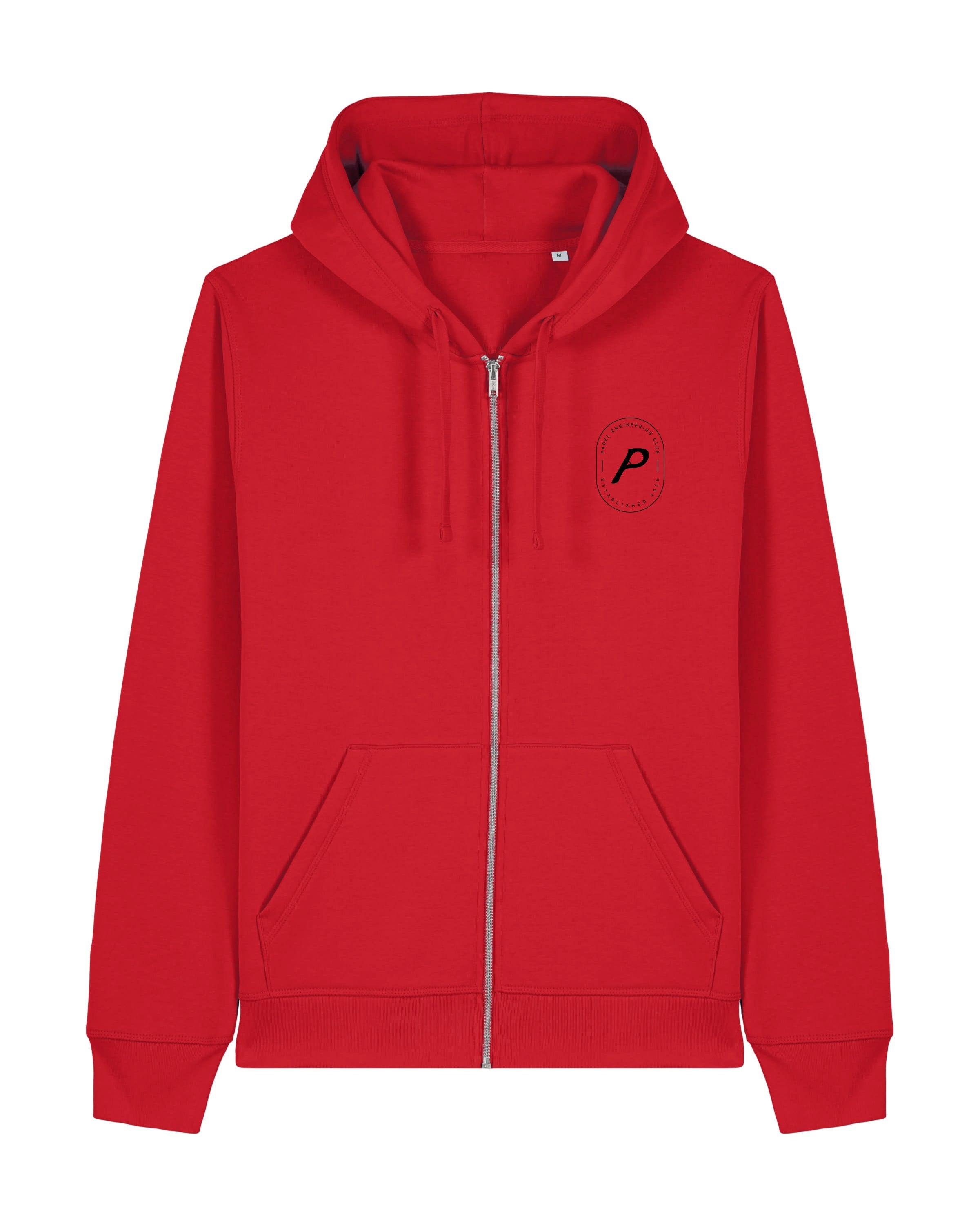 Heritage Red Zipped Hoodie
