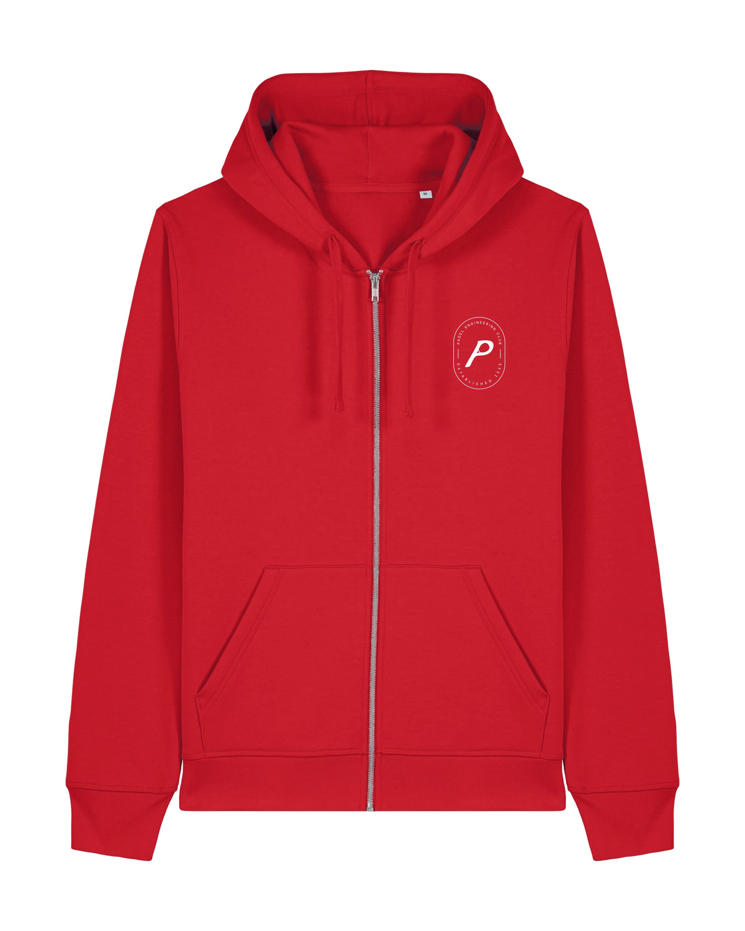 Heritage Red Zipped Hoodie