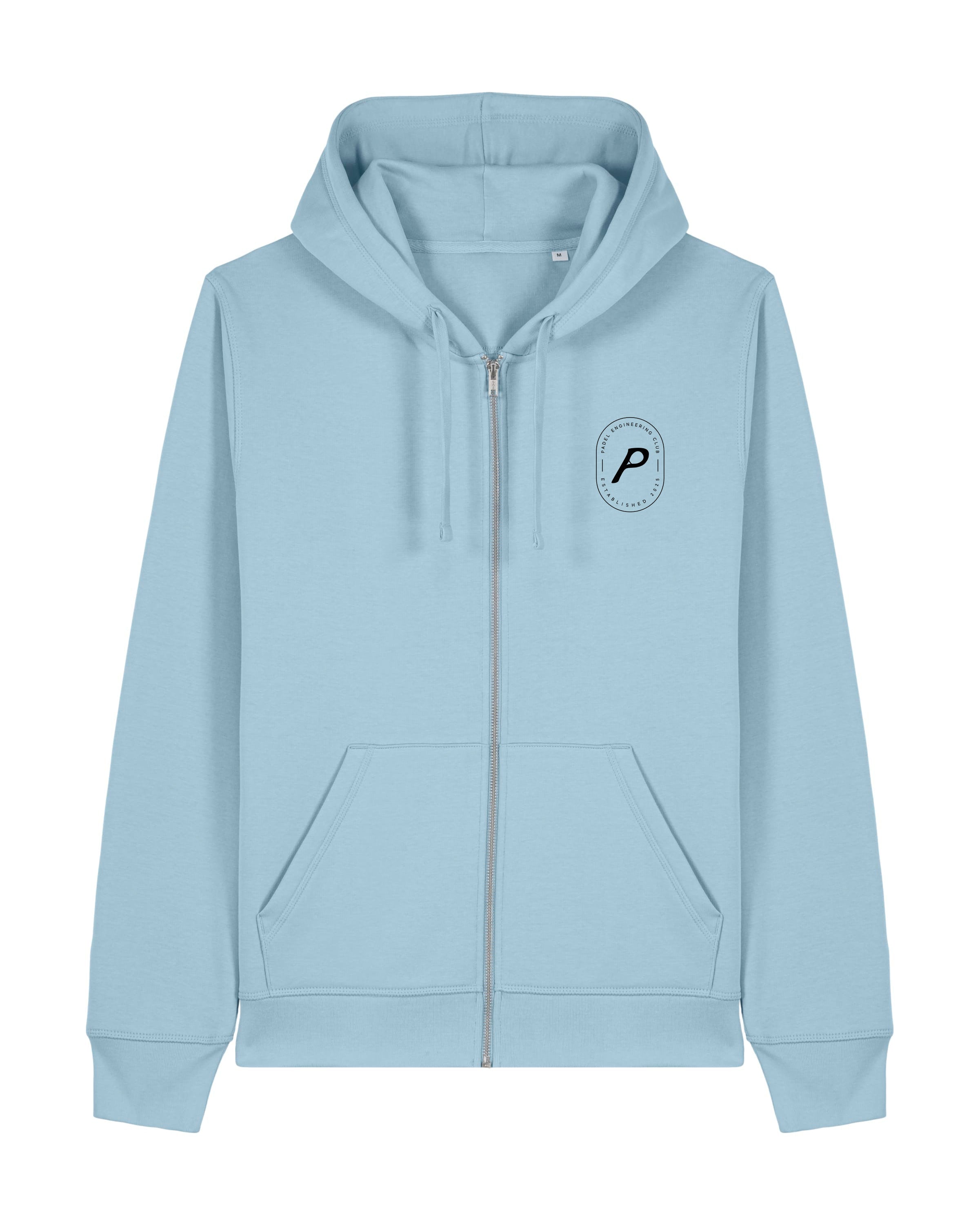 Heritage Sky Blue Zipped Hoodie