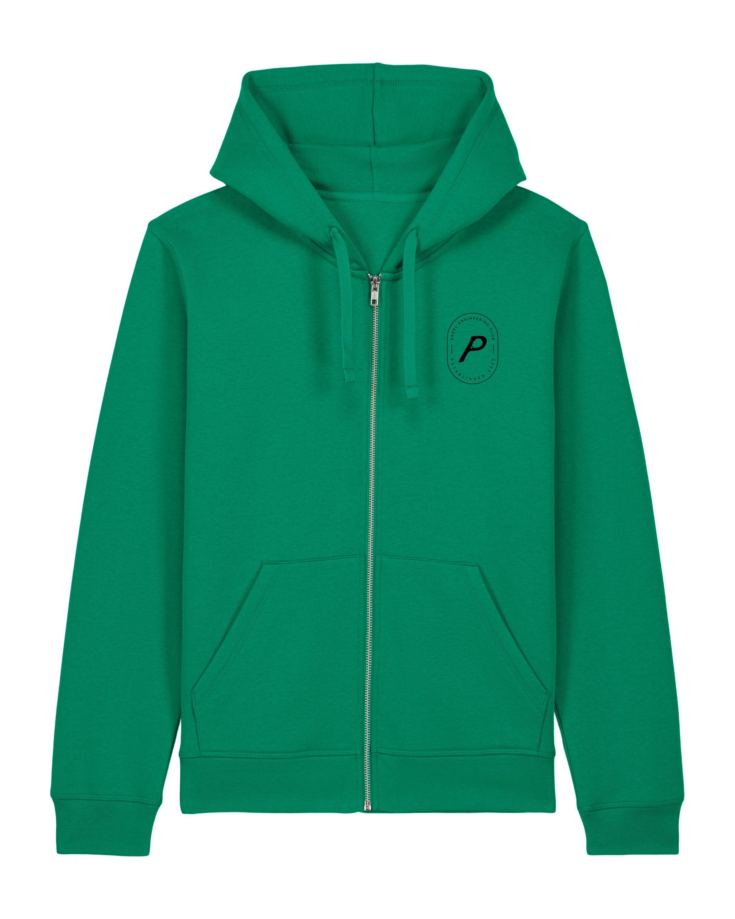Heritage Verdant Green Zipped Hoodie