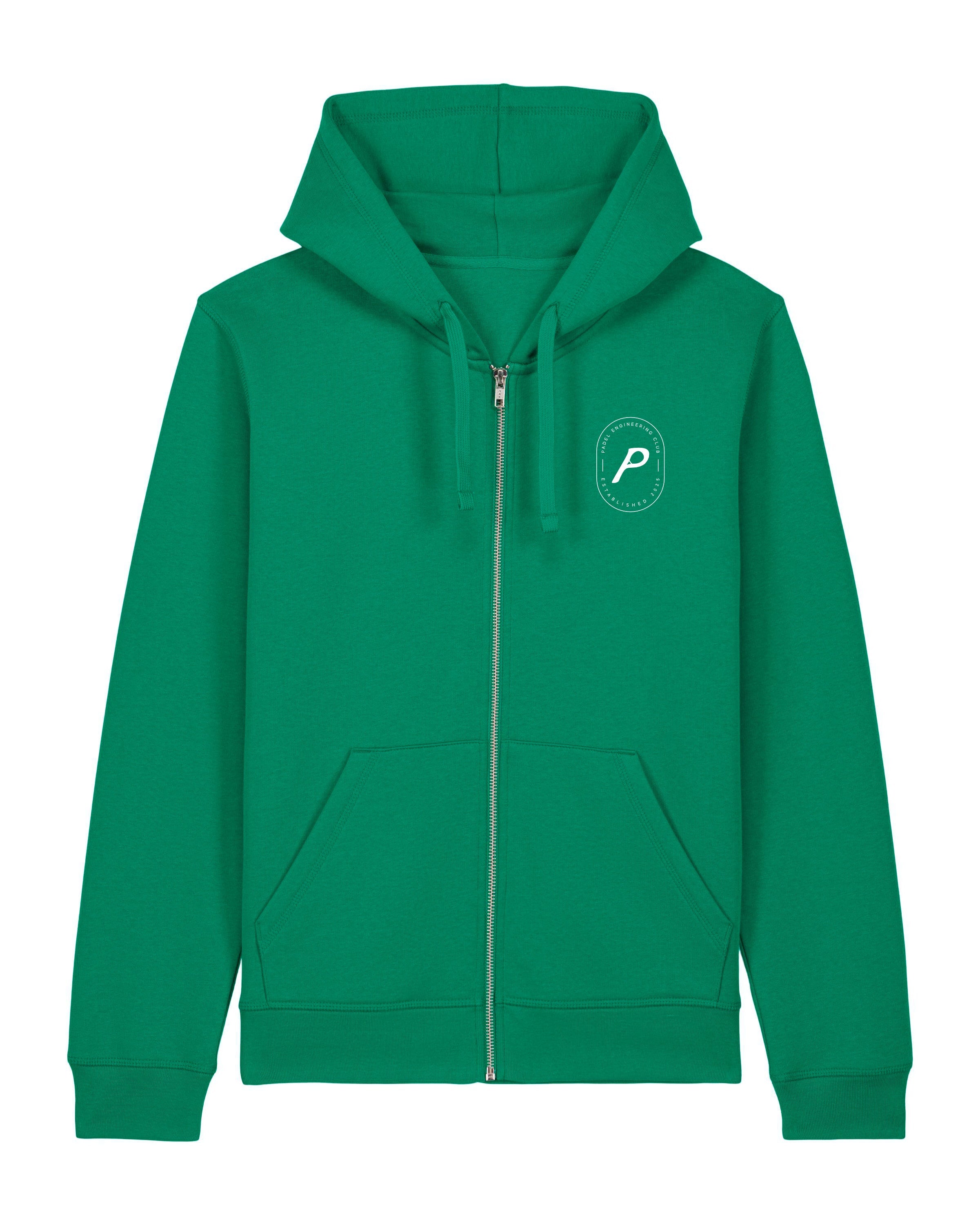 Heritage Verdant Green Zipped Hoodie