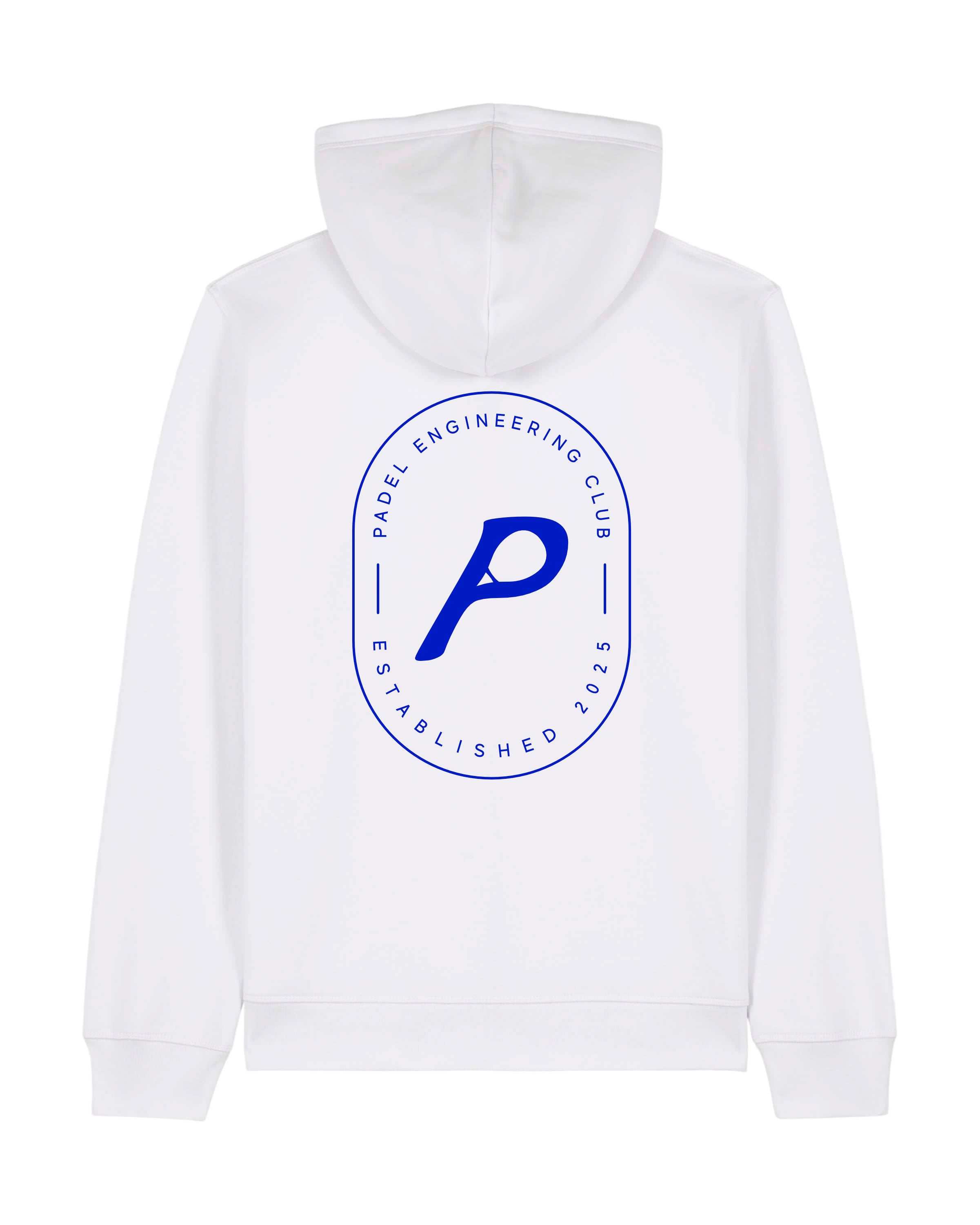 Heritage White Zipped Hoodie