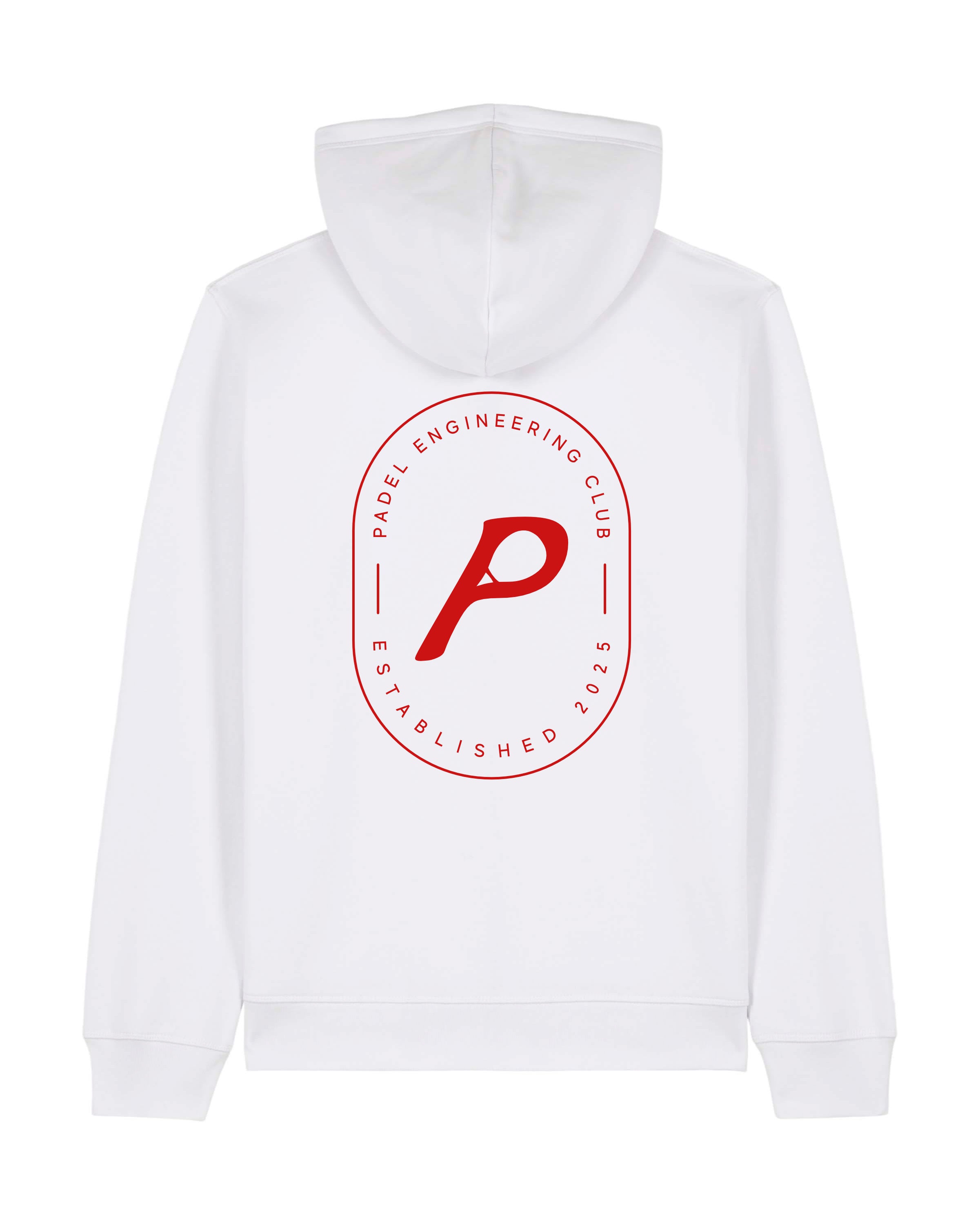 Heritage White Zipped Hoodie
