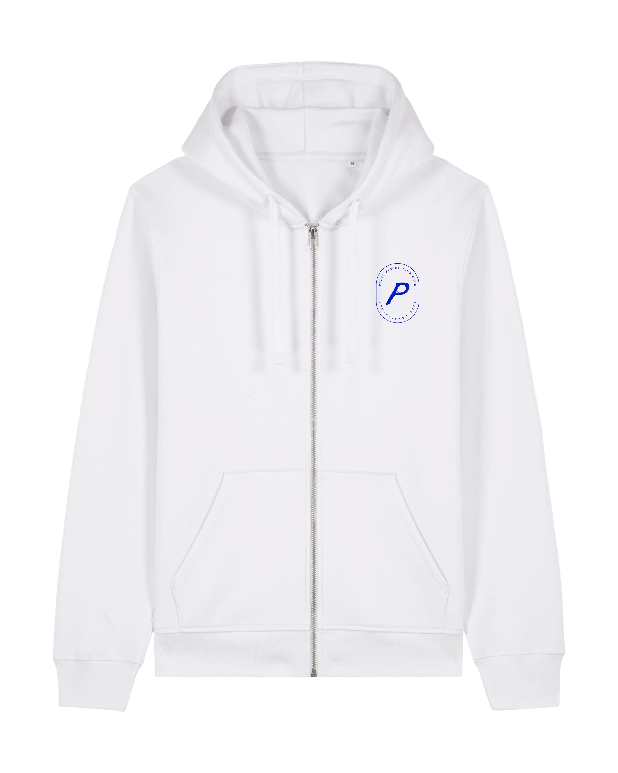 Heritage White Zipped Hoodie