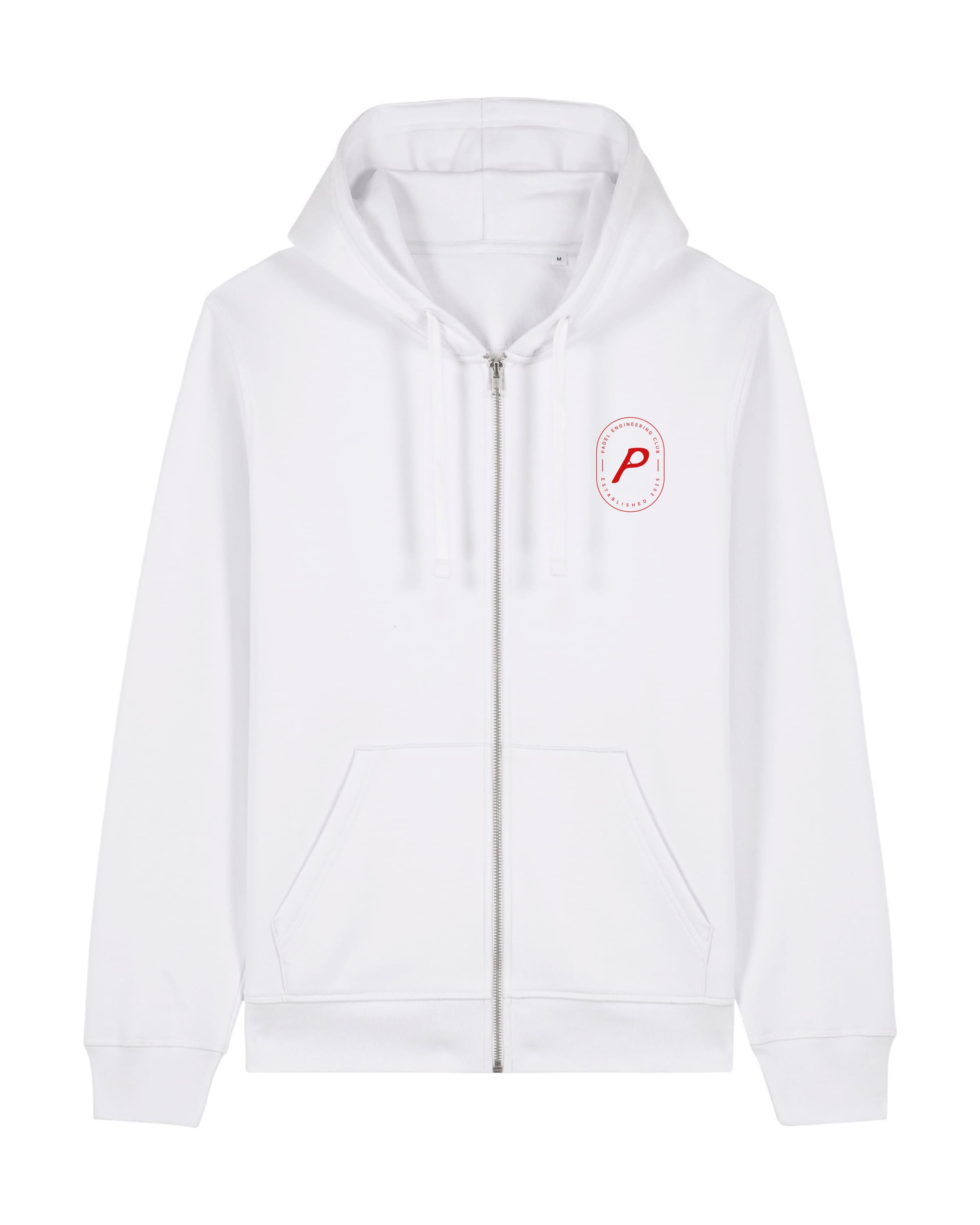 Heritage White Zipped Hoodie